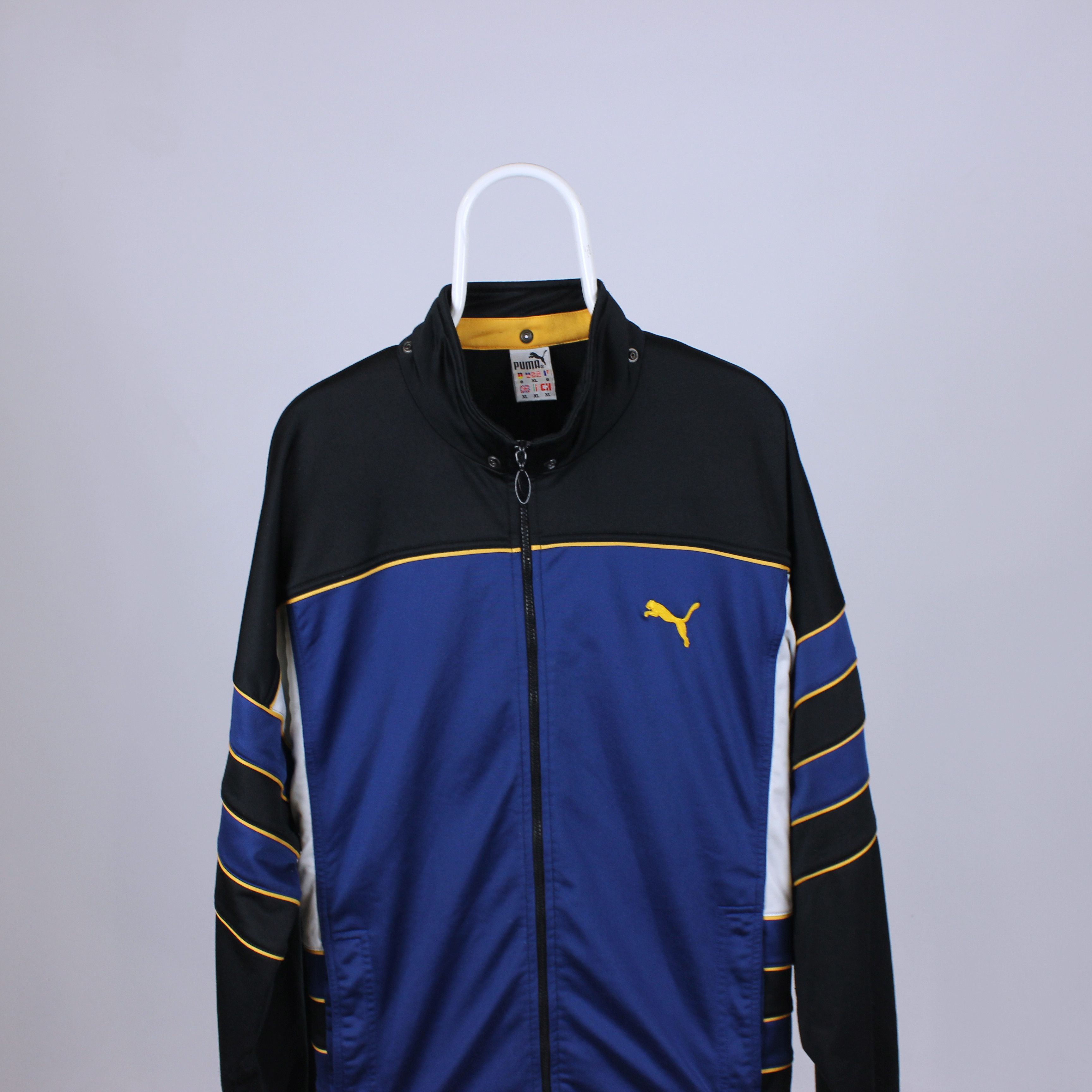 Puma Vintage Puma Tracksuit Jacket big logo Size US XL / EU 56 / 4 - 4 Thumbnail