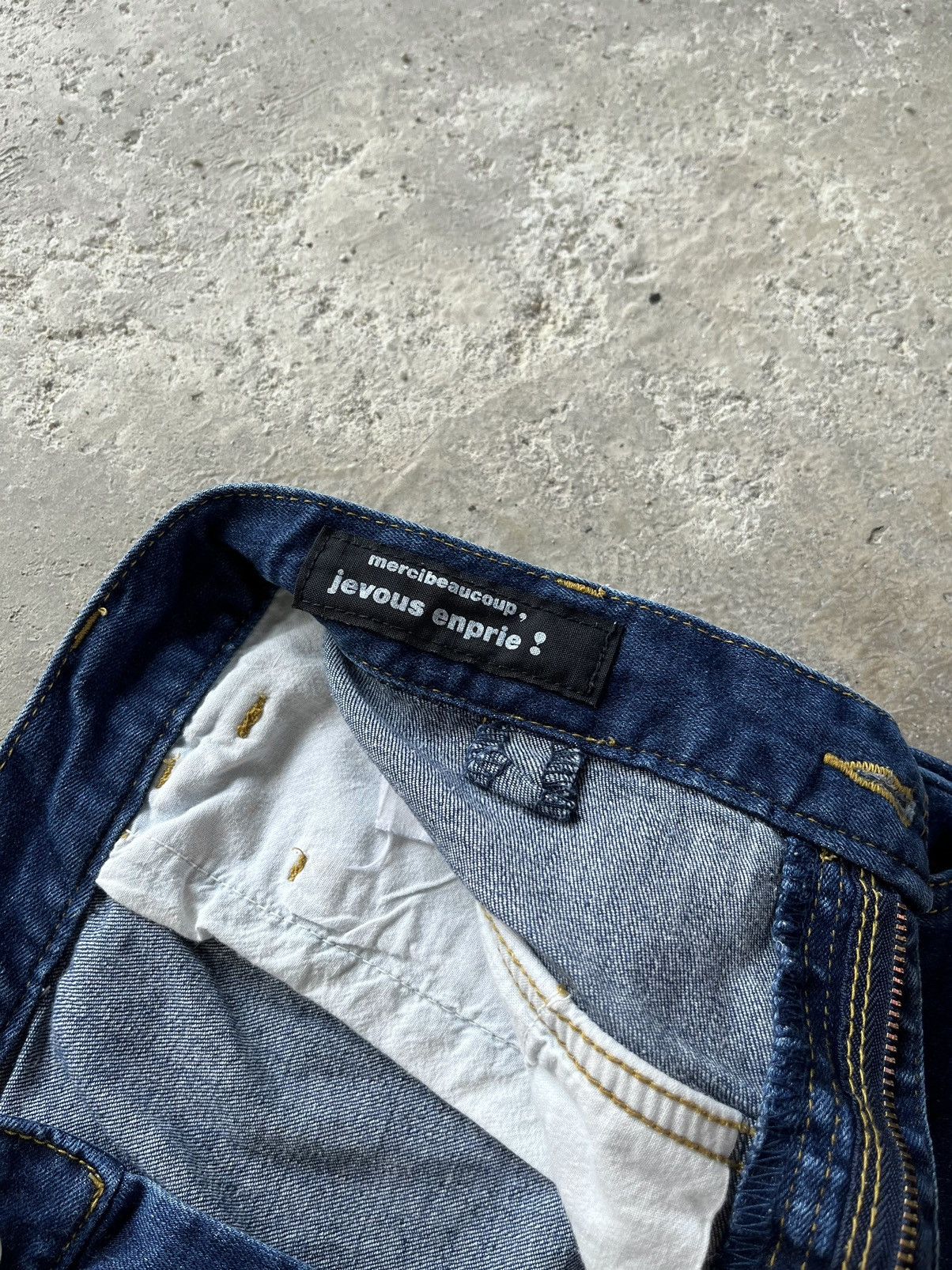 Issey Miyake × mercibeaucoup Mercibeaucoup Drop Crotch Denim Pants Size US 29 - 6 Thumbnail
