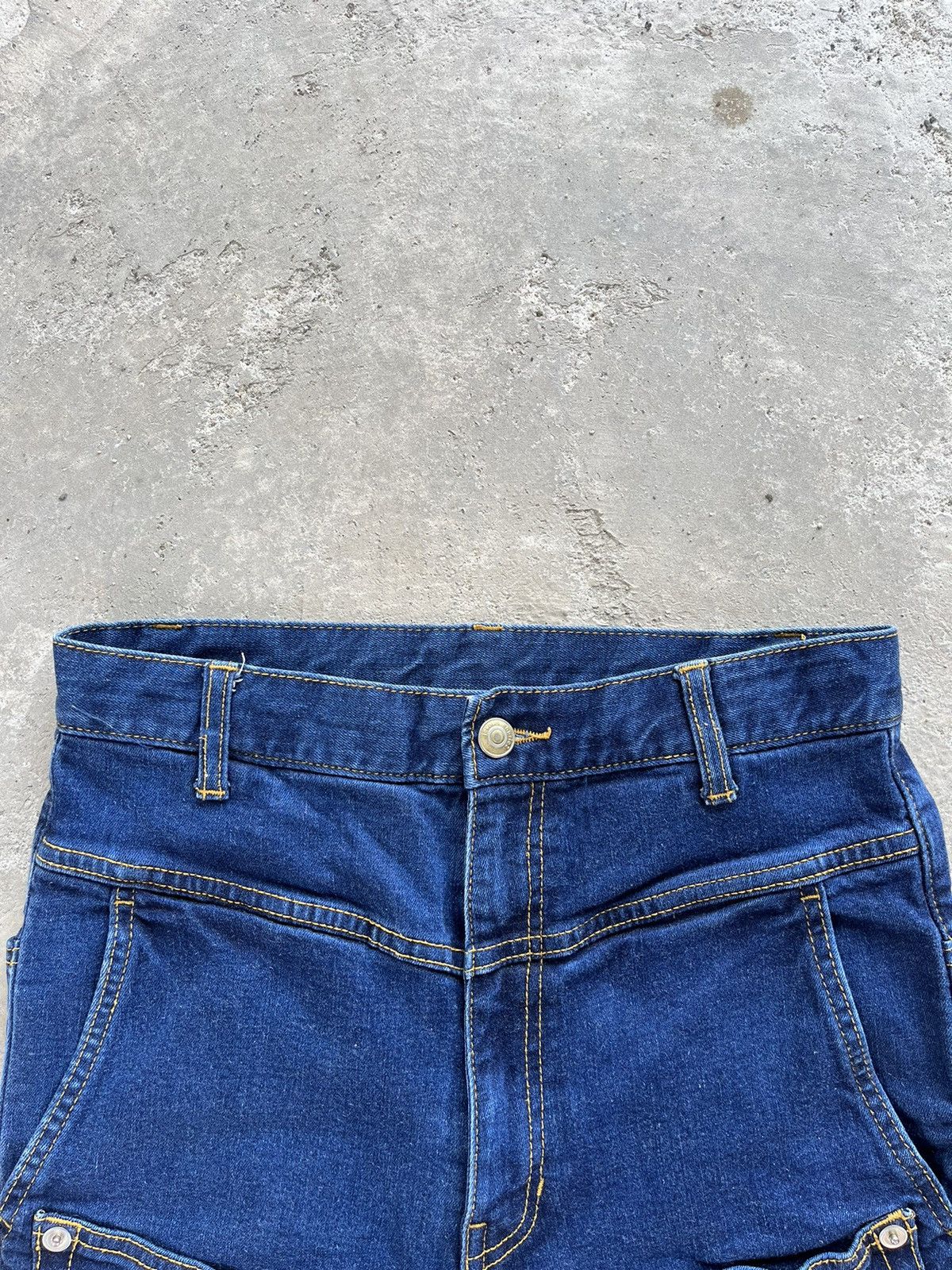 Issey Miyake × mercibeaucoup Mercibeaucoup Drop Crotch Denim Pants Size US 29 - 3 Thumbnail