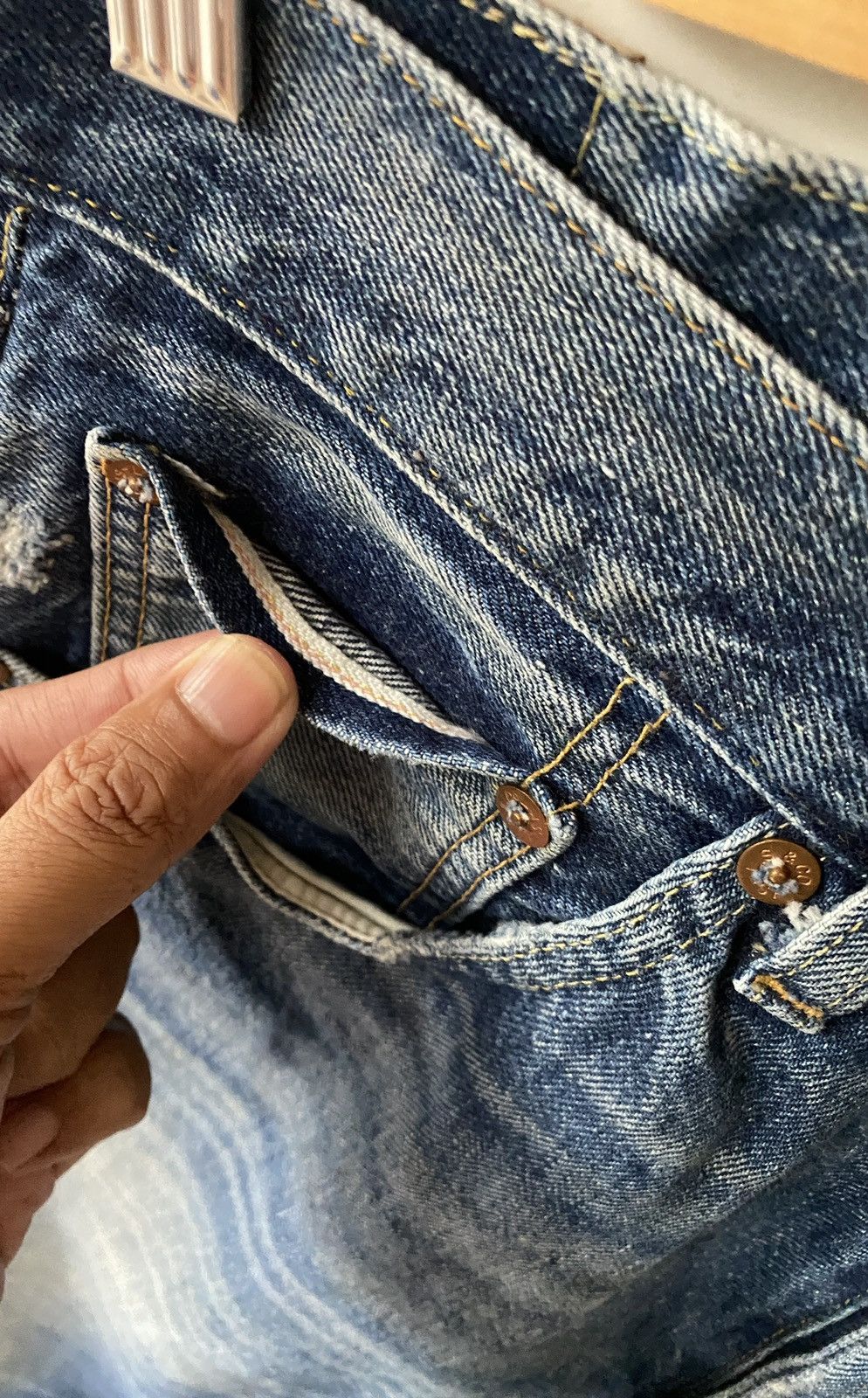Levi's VINTAGE Y2K LEVIS 501 29X32 BIG E SELVEDGE JEAN Size US 29 - 3 Thumbnail