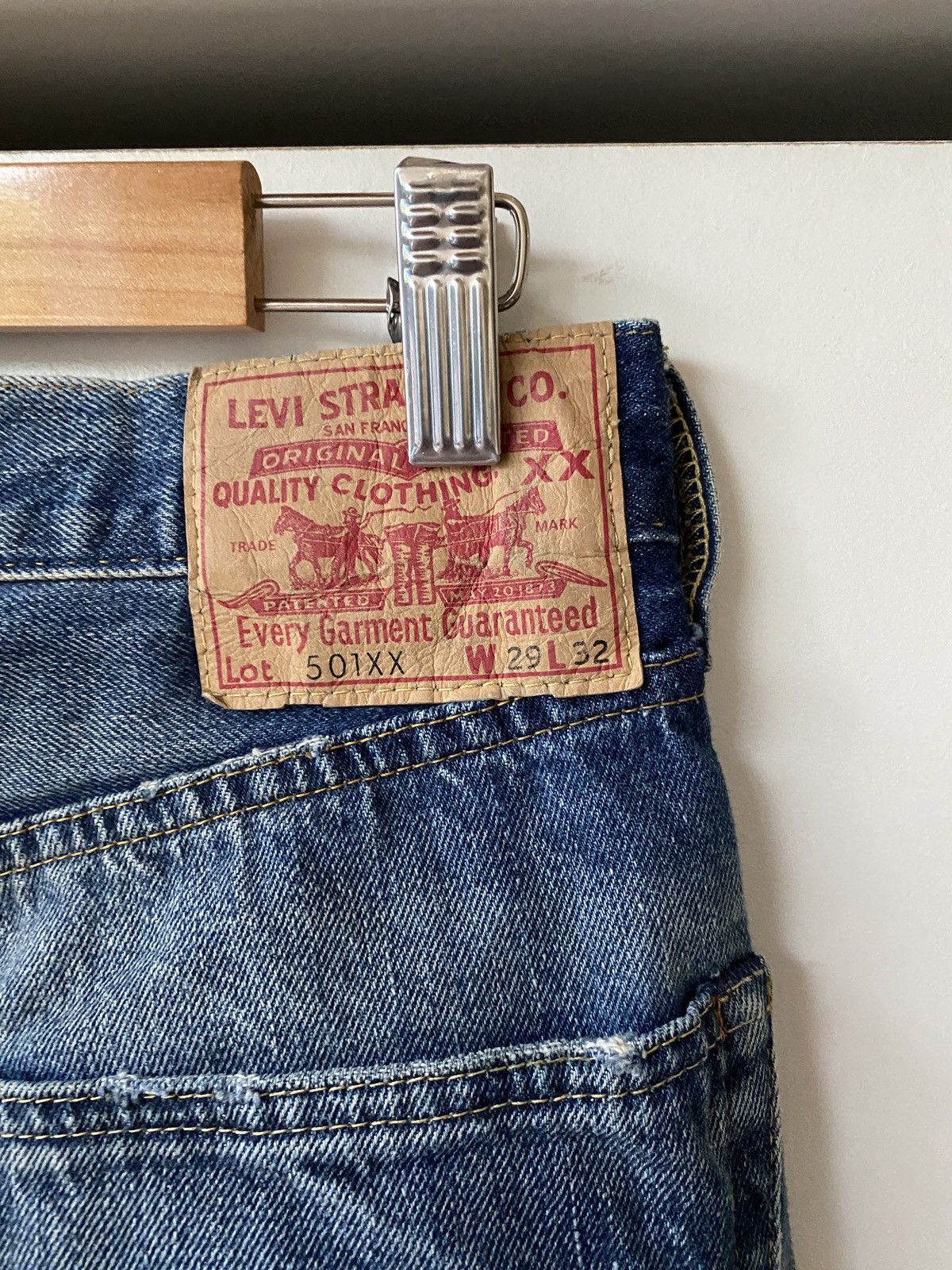 Levi's VINTAGE Y2K LEVIS 501 29X32 BIG E SELVEDGE JEAN Size US 29 - 10 Thumbnail