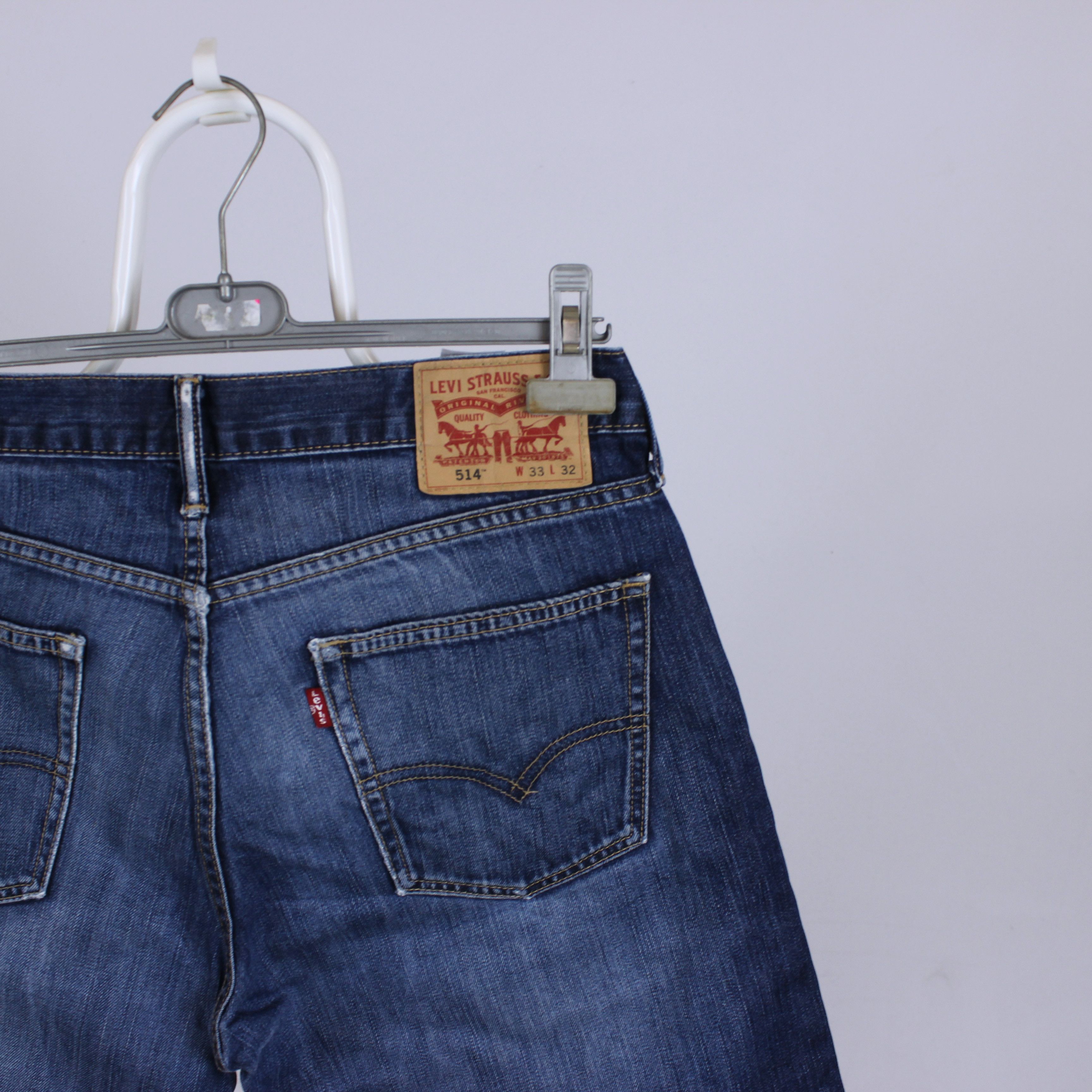 Levi's Vintage levis 514 short rare denim jeans Size US 33 - 2 Thumbnail