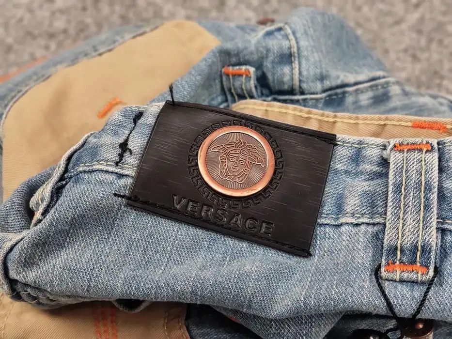 Versace Jeans Couture Vintage 90's Versace Jeans Couture Logo Pocket Denim Size US 30 / EU 46 - 9 Thumbnail