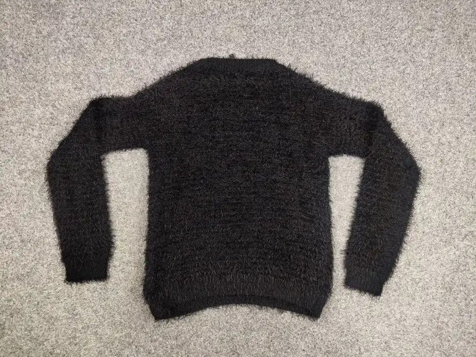 Japanese Brand Vintage 90's Japanese Black Mohair Style Fuzzy Sweater Size US S / EU 44-46 / 1 - 6 Thumbnail