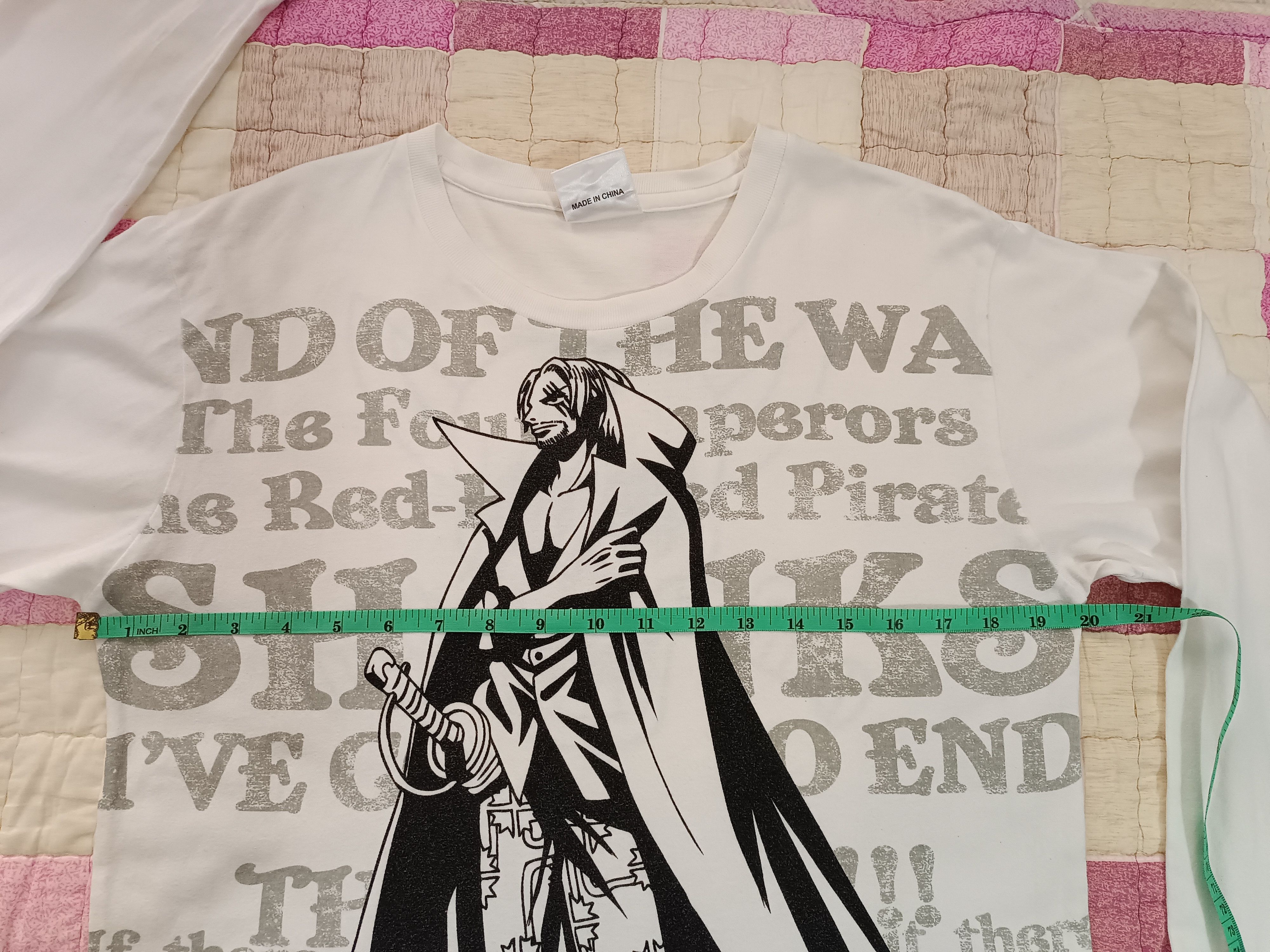 Cartoon Network One Piece Red Hair Shank Tee Shirt Size US M / EU 48-50 / 2 - 7 Thumbnail