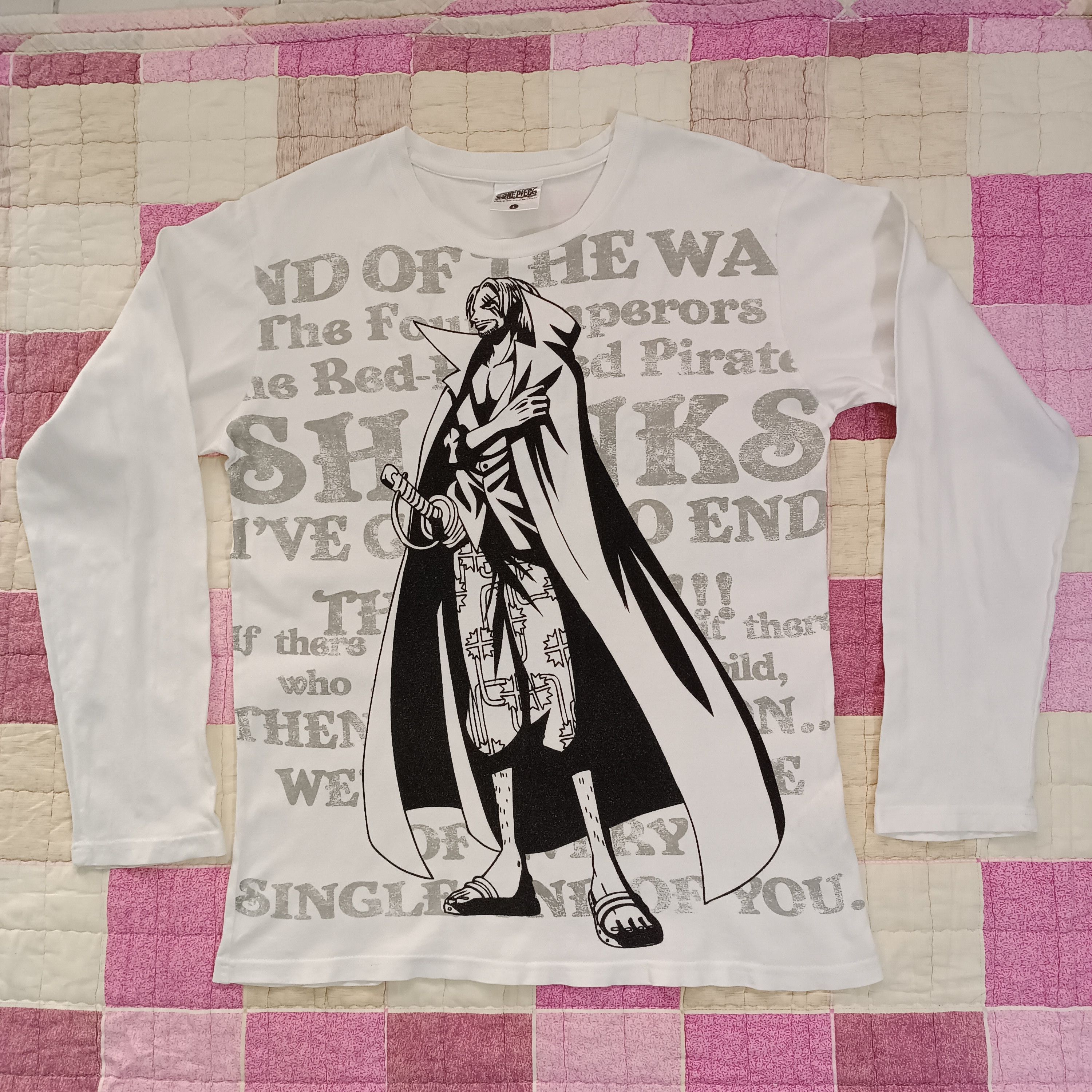 Cartoon Network One Piece Red Hair Shank Tee Shirt Size US M / EU 48-50 / 2 - 4 Thumbnail
