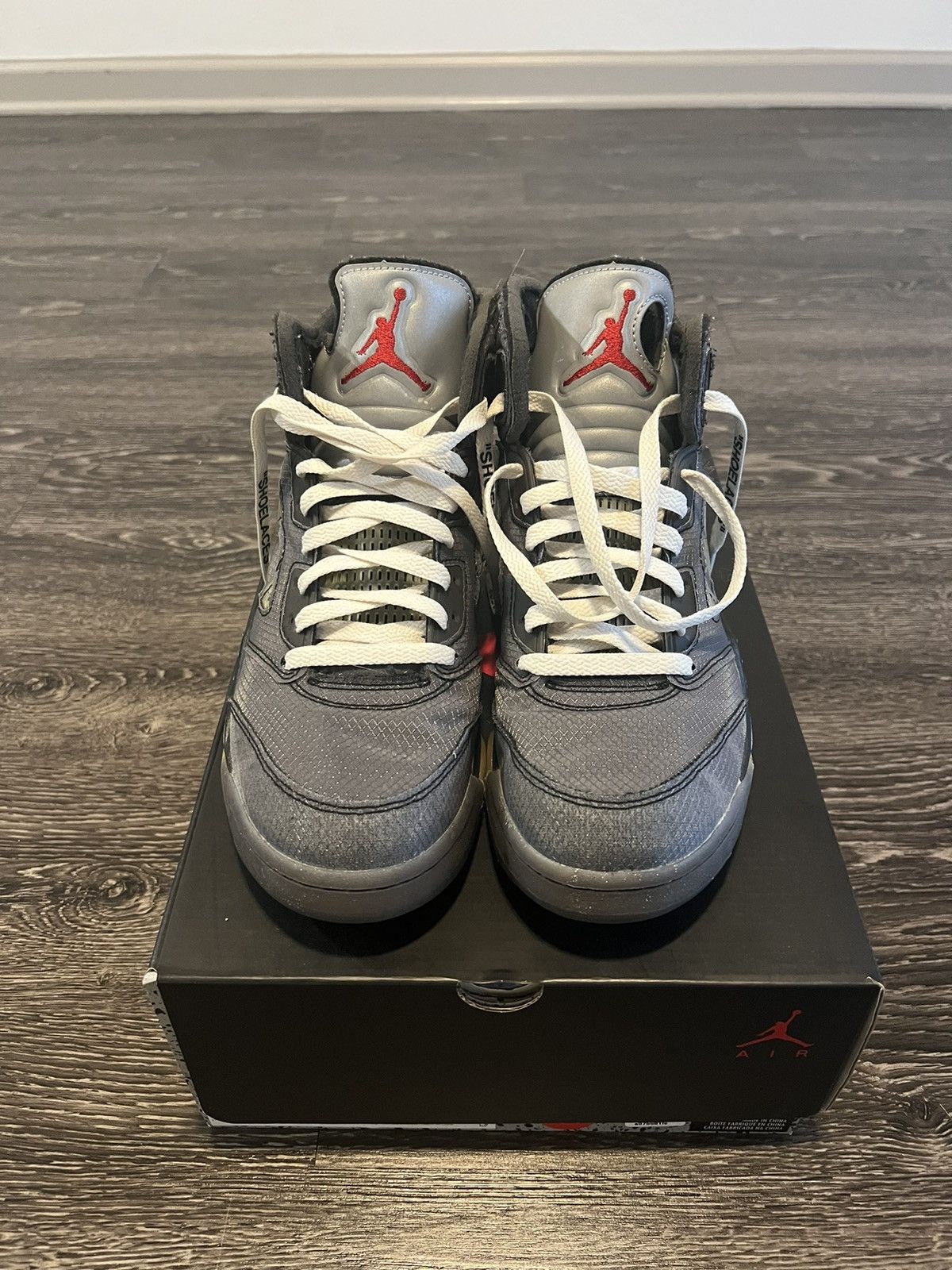 Jordan Brand Off White Jordan 5 Muslin | Grailed