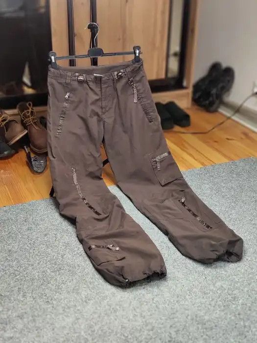 Japanese Brand Vintage 90's Japanese Baggy Multi Pocket Cargo pants Womens Size 30" / US 8 / IT 44 - 10 Thumbnail