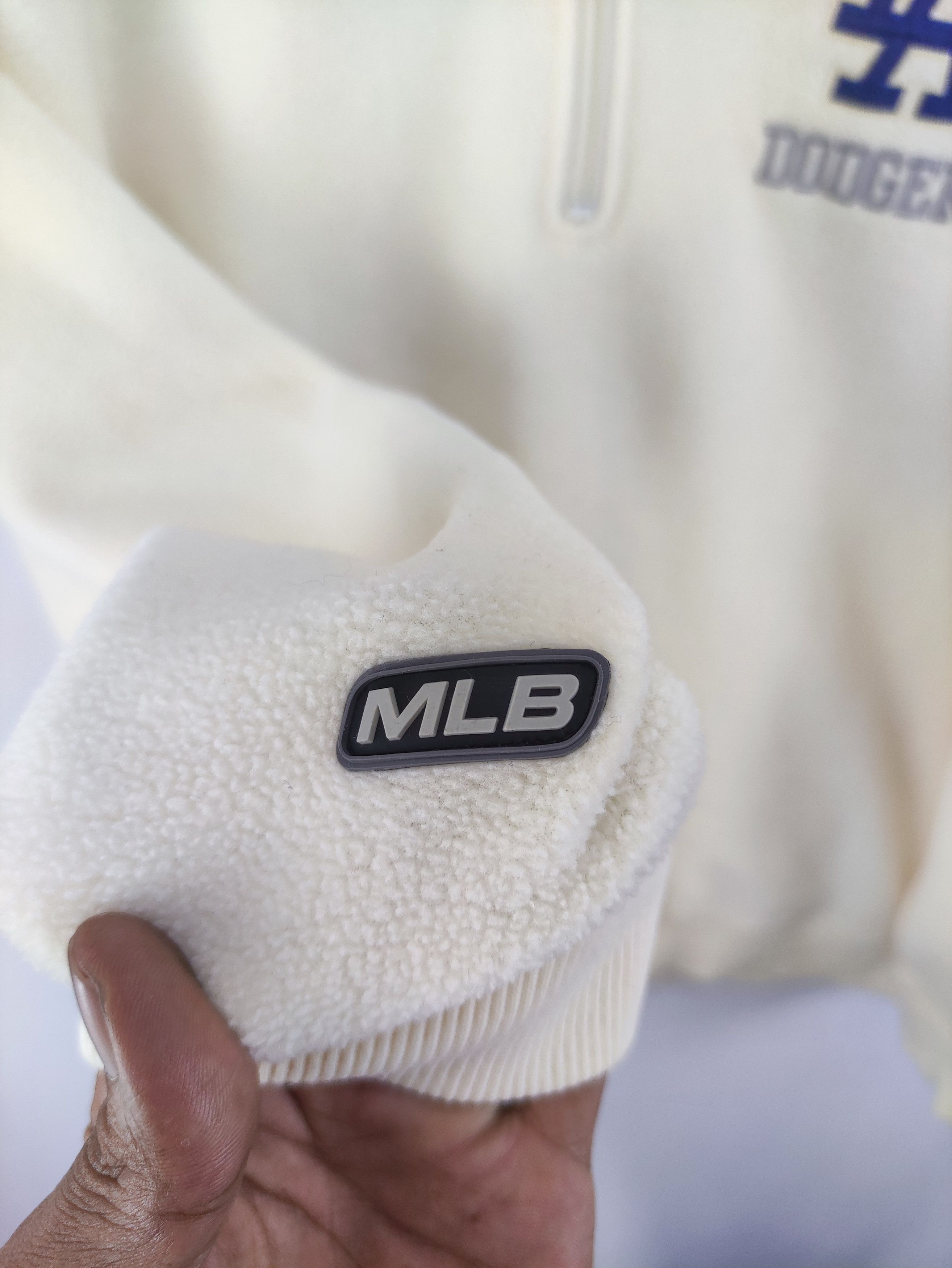 MLB Vintage MLB Los Angeles Dodgers Fleece Sweater Half Zip Size US L / EU 52-54 / 3 - 3 Thumbnail