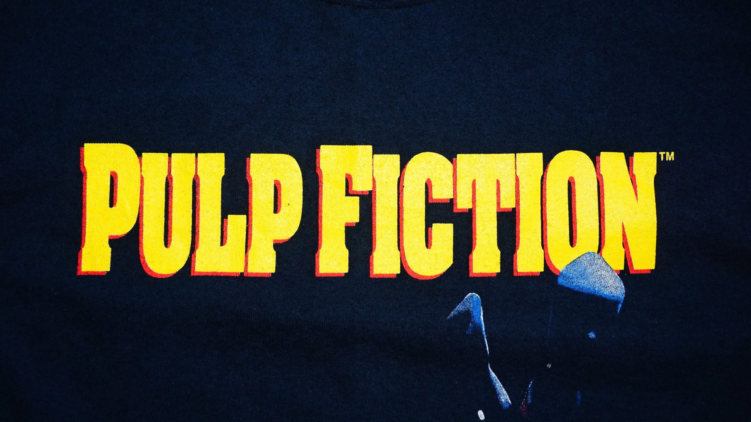 Vintage Pulp Fiction Mia Wallace Uma Thurman Official Tshirt Size US L / EU 52-54 / 3 - 5 Thumbnail