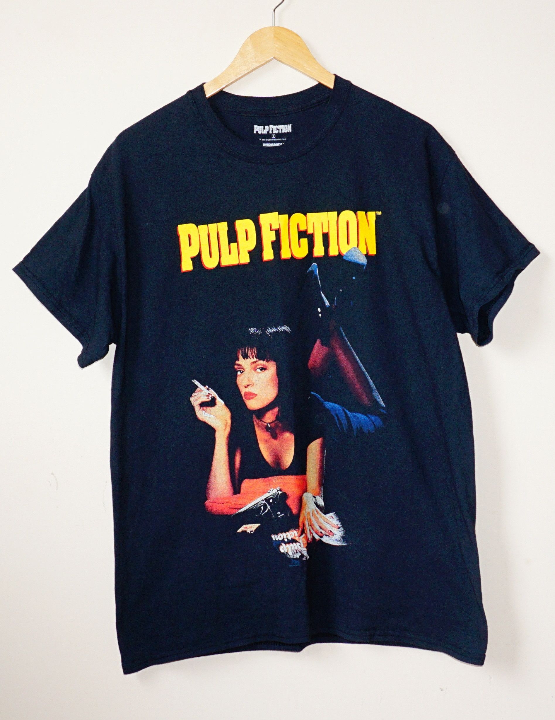 Vintage Pulp Fiction Mia Wallace Uma Thurman Official Tshirt Size US L / EU 52-54 / 3 - 1 Thumbnail