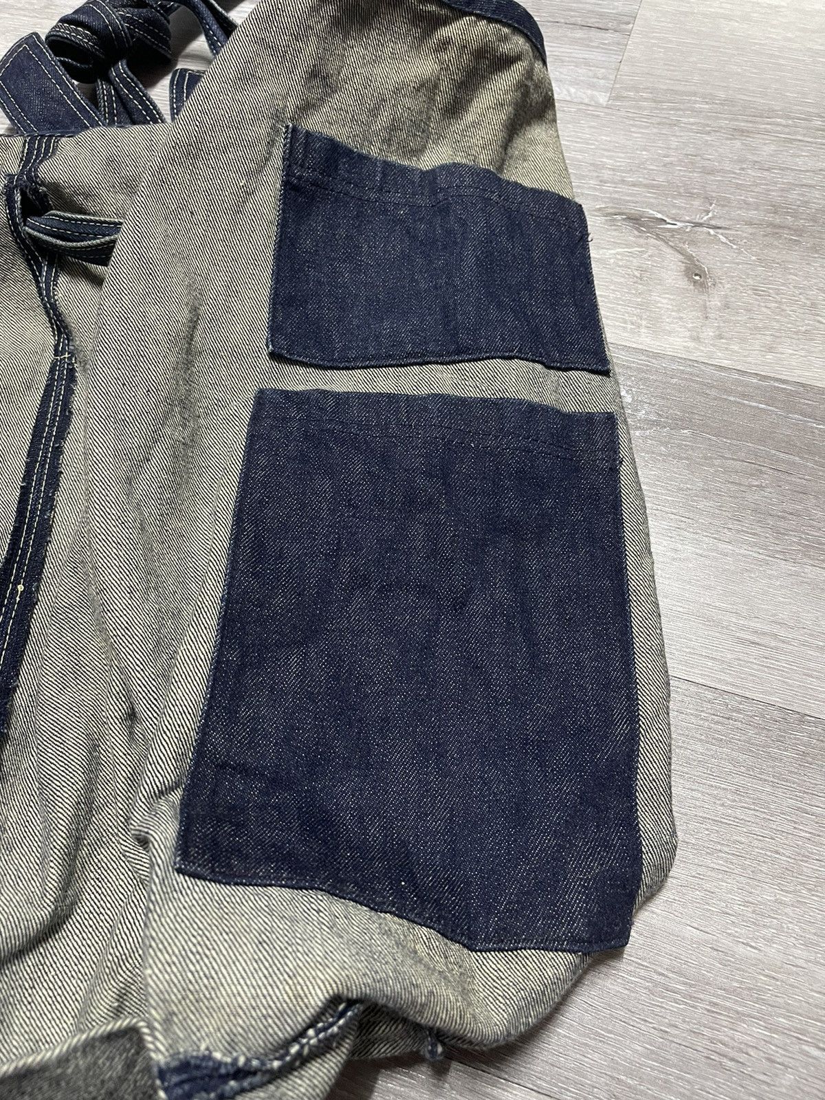 Japanese Brand × Vintage Vintage Custom Denim Tote Bag Size ONE SIZE - 3 Thumbnail