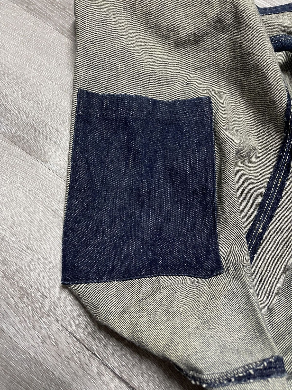 Japanese Brand × Vintage Vintage Custom Denim Tote Bag Size ONE SIZE - 4 Thumbnail