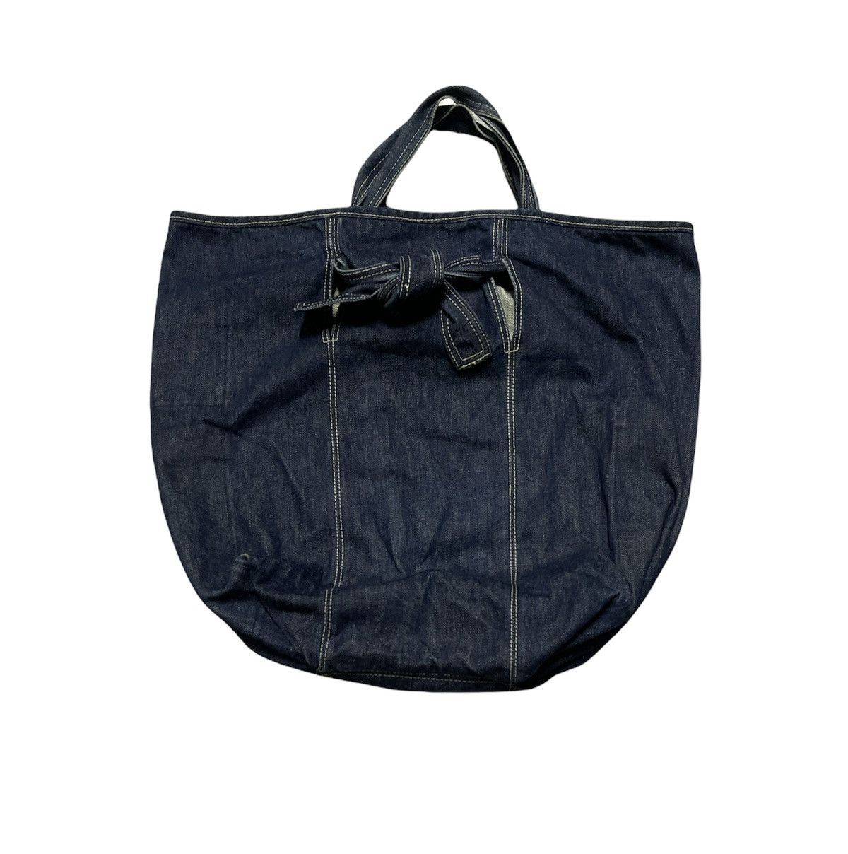 Japanese Brand × Vintage Vintage Custom Denim Tote Bag Size ONE SIZE - 2 Thumbnail