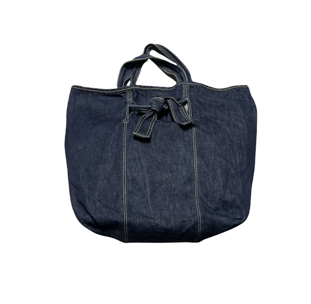 Japanese Brand × Vintage Vintage Custom Denim Tote Bag Size ONE SIZE - 1 Thumbnail