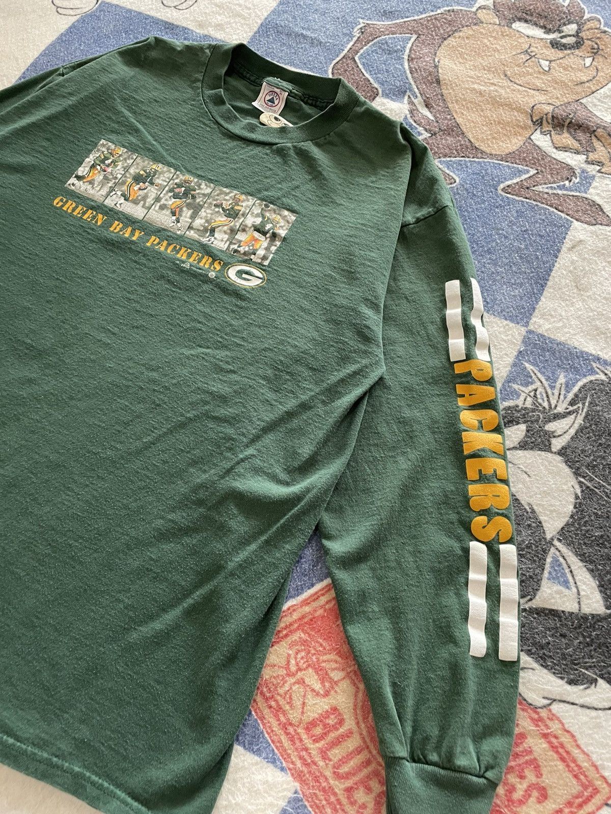 NFL Vintage Green Bay packers long sleeve tee Size US XL / EU 56 / 4 - 2 Thumbnail