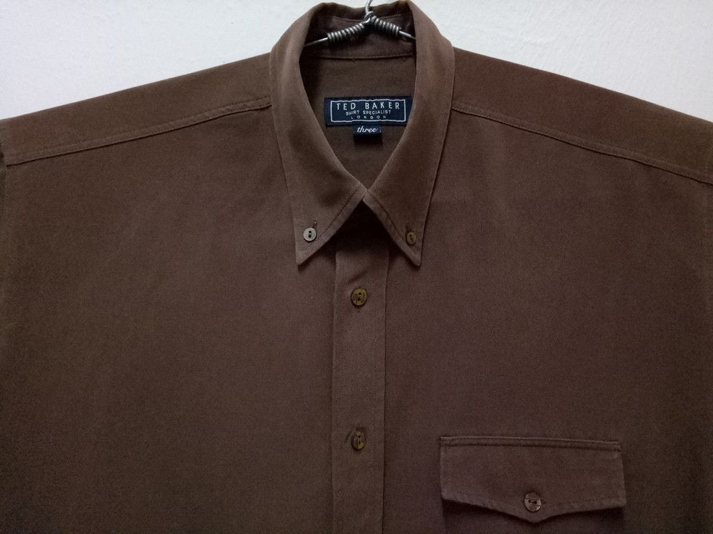 Ted Baker 🔥Vintage Ted Baker London Rayon Button Up Shirt RARE Size US L / EU 52-54 / 3 - 3 Thumbnail