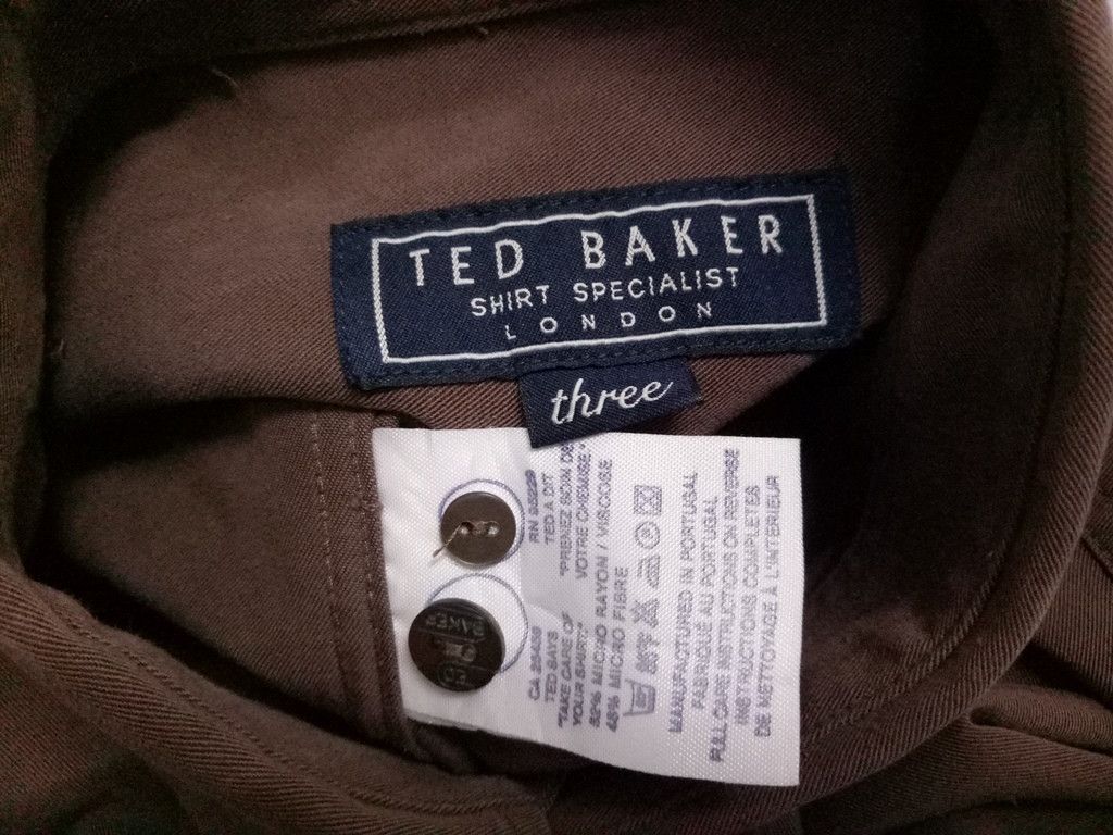 Ted Baker 🔥Vintage Ted Baker London Rayon Button Up Shirt RARE Size US L / EU 52-54 / 3 - 6 Thumbnail