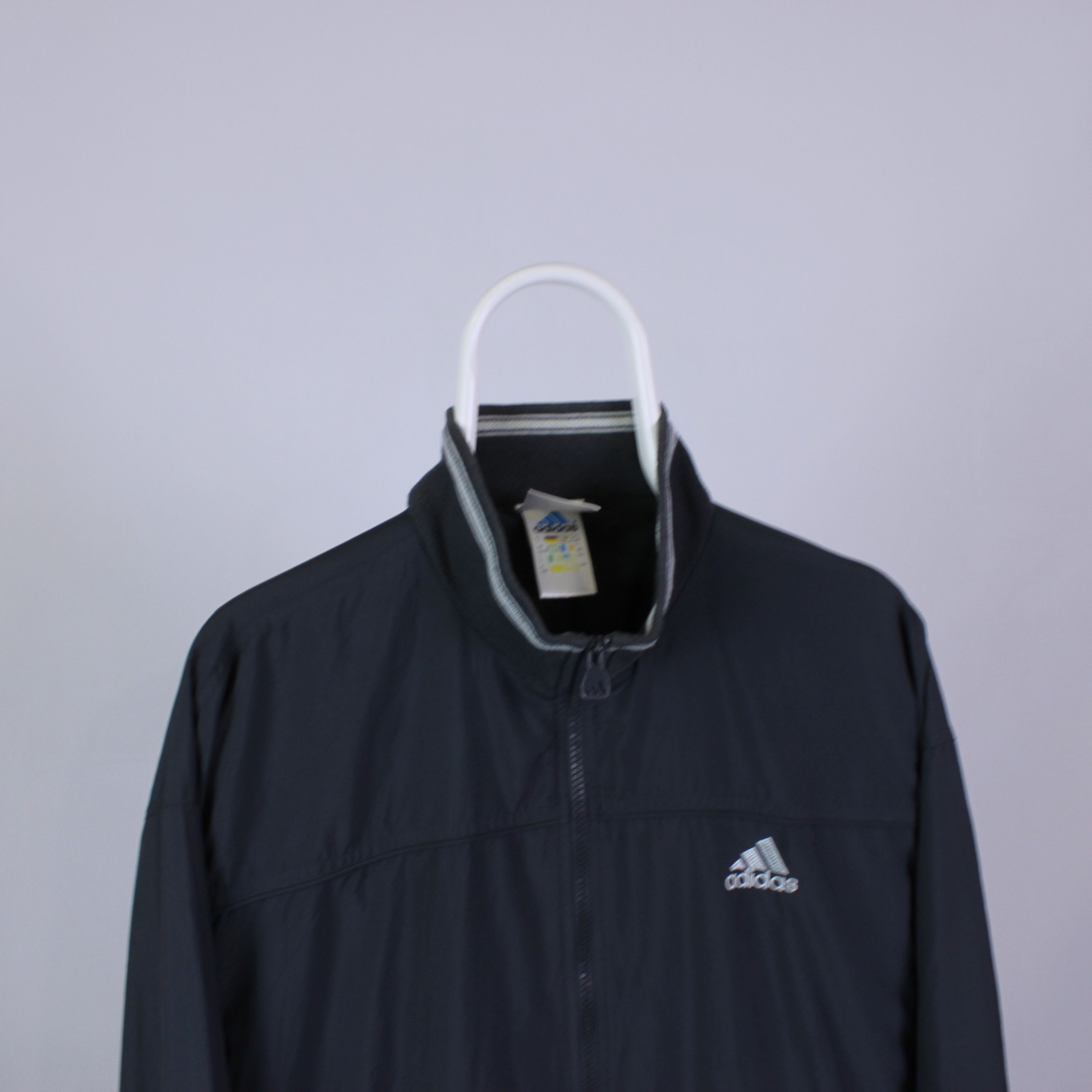 Adidas Vintage adidas tracksuit jacket rare logo M L Size US M / EU 48-50 / 2 - 2 Thumbnail
