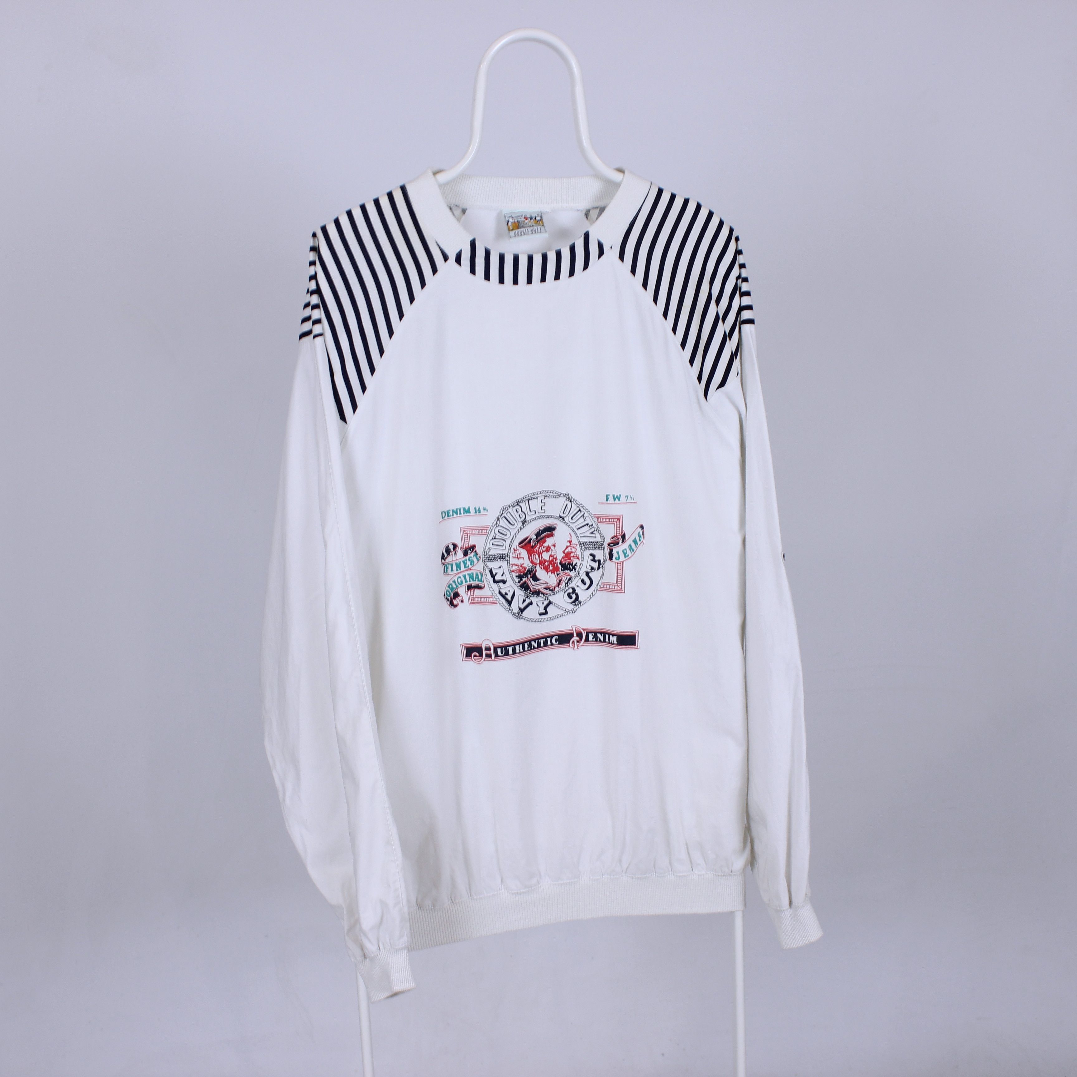 Vintage vintage sweatshirt graphic rare double duty Size US XL / EU 56 / 4 - 1 Thumbnail