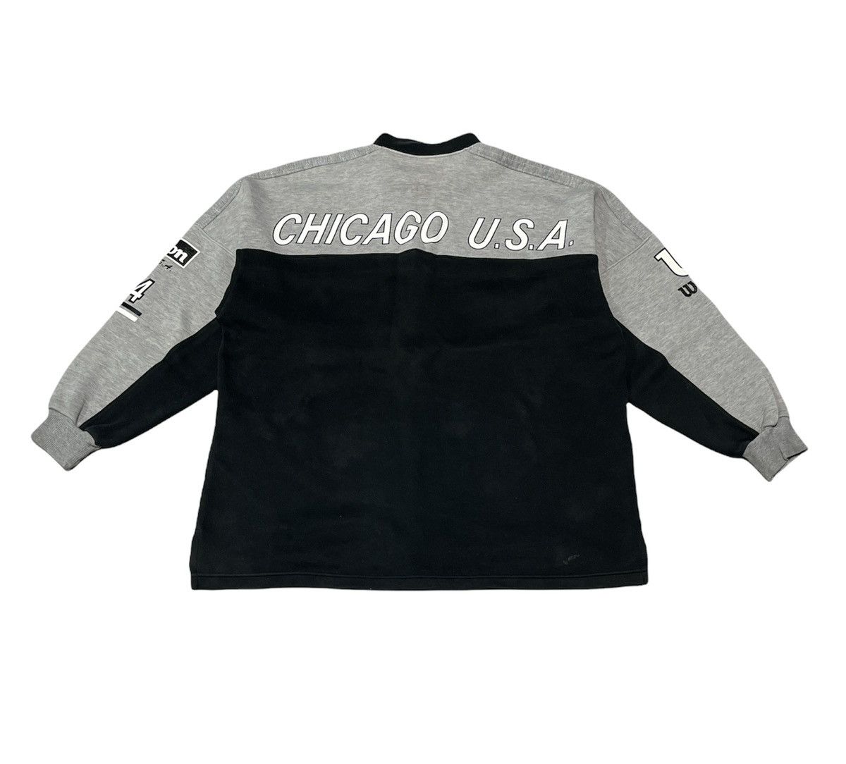 Vintage × Wilson Vintage Wilson USA Chicago Sweatshirt Big Logo Size US L / EU 52-54 / 3 - 2 Thumbnail