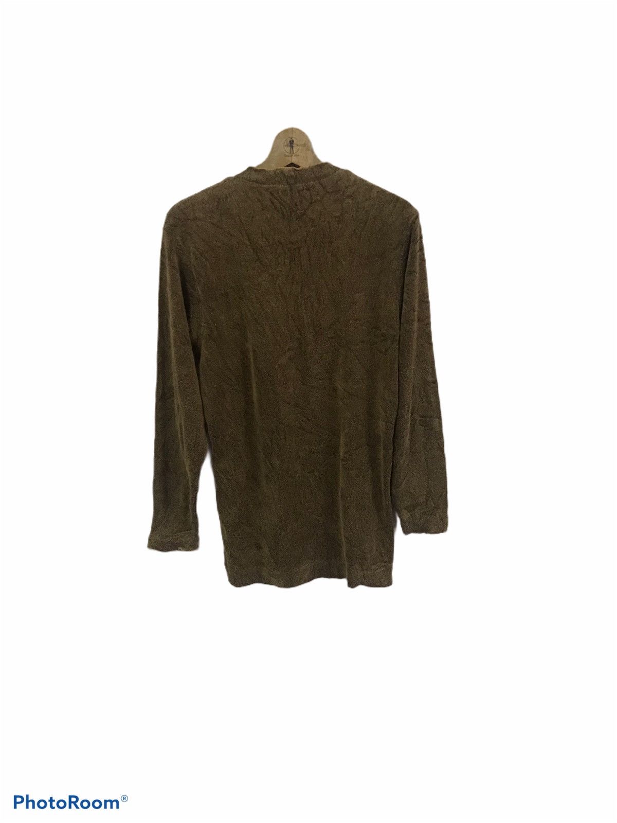 Issey Miyake × Japanese Brand × Vintage Longsleeve fleece shirt by plantation. Size US M / EU 48-50 / 2 - 3 Thumbnail