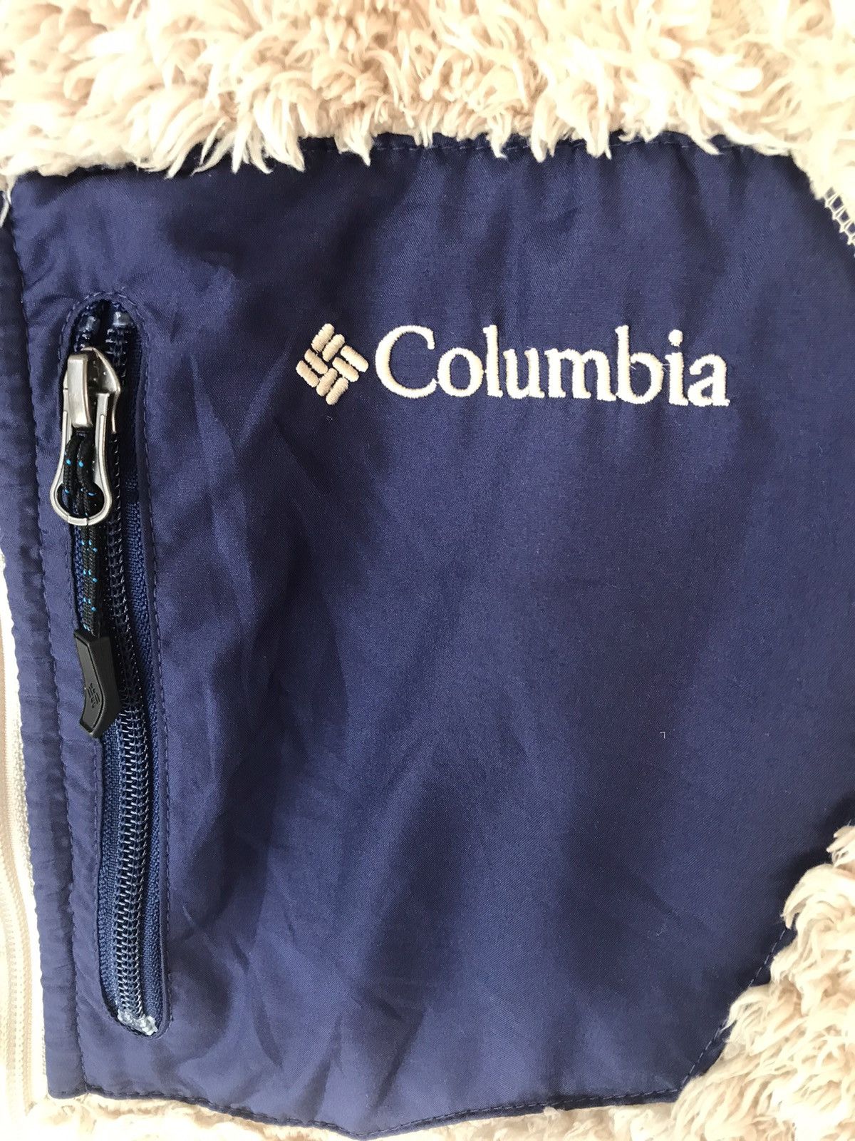 Columbia × Japanese Brand × Vintage Flecee Sherpa Sweather Zipper Size US L / EU 52-54 / 3 - 4 Thumbnail