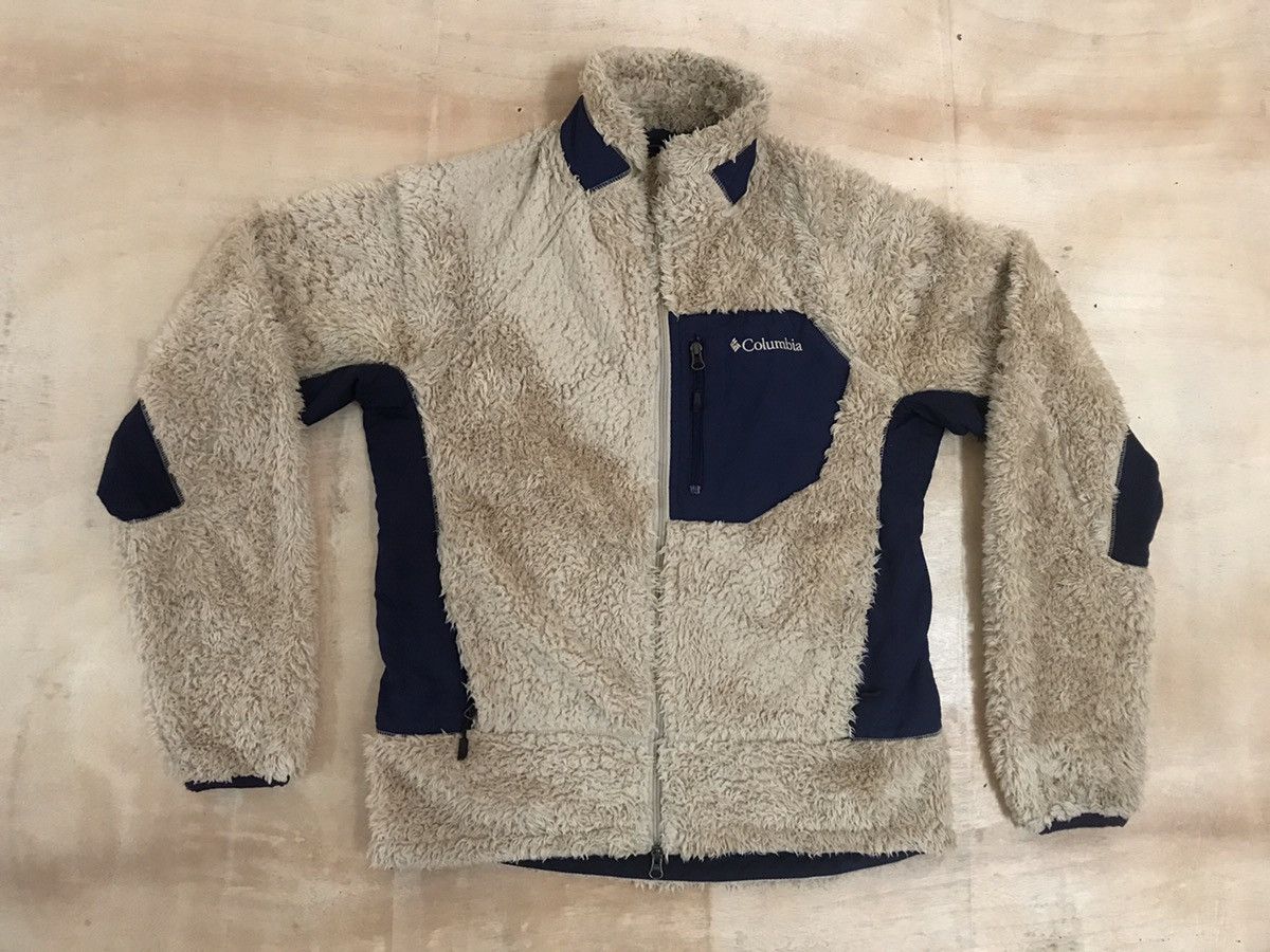 Columbia × Japanese Brand × Vintage Flecee Sherpa Sweather Zipper Size US L / EU 52-54 / 3 - 7 Thumbnail