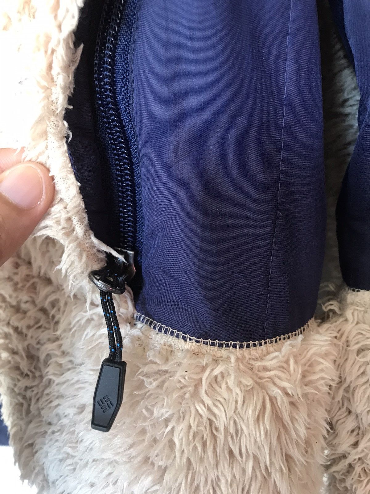 Columbia × Japanese Brand × Vintage Flecee Sherpa Sweather Zipper Size US L / EU 52-54 / 3 - 14 Thumbnail