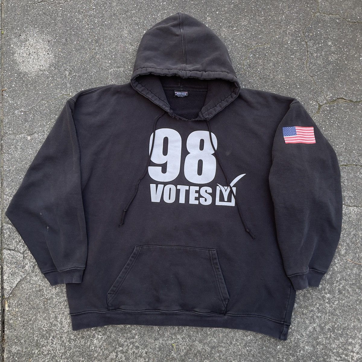 Vintage 98 VOTES Boxy Fit Hoodie