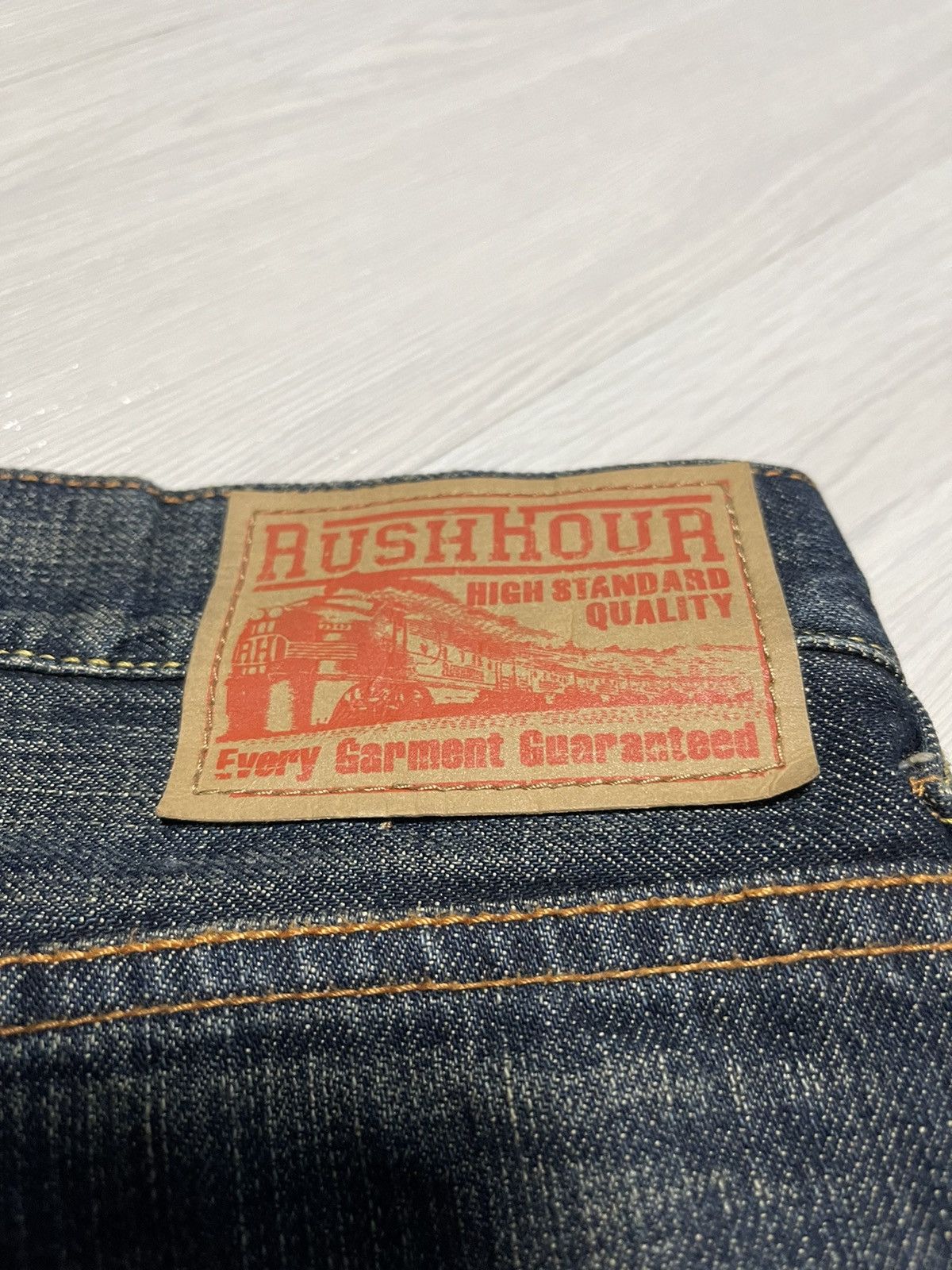 Vintage Vintage Rush Hour Distressed Jeans Patchwork Size US 32 / EU 48 - 13 Thumbnail