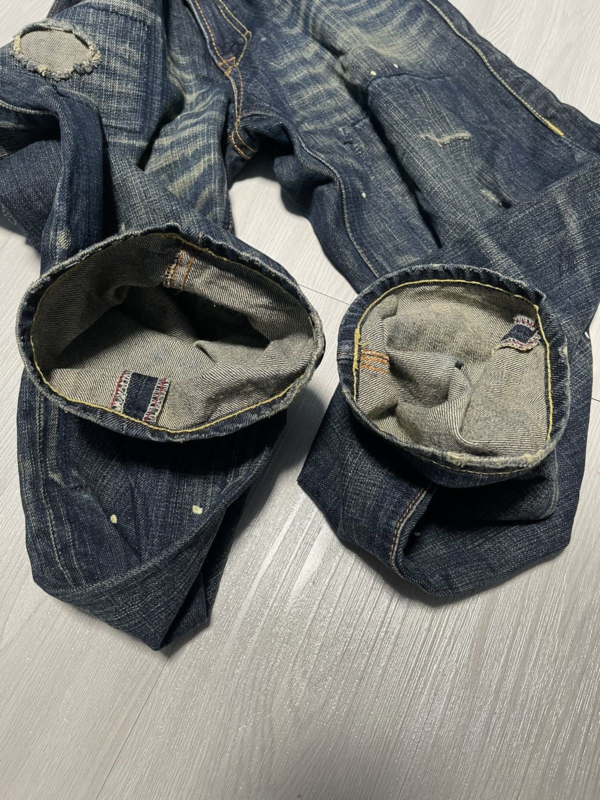 Vintage Vintage Rush Hour Distressed Jeans Patchwork Size US 32 / EU 48 - 11 Thumbnail