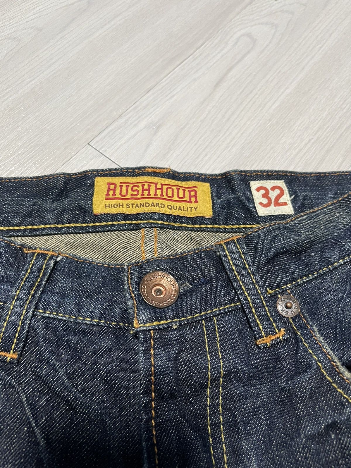 Vintage Vintage Rush Hour Distressed Jeans Patchwork Size US 32 / EU 48 - 14 Thumbnail
