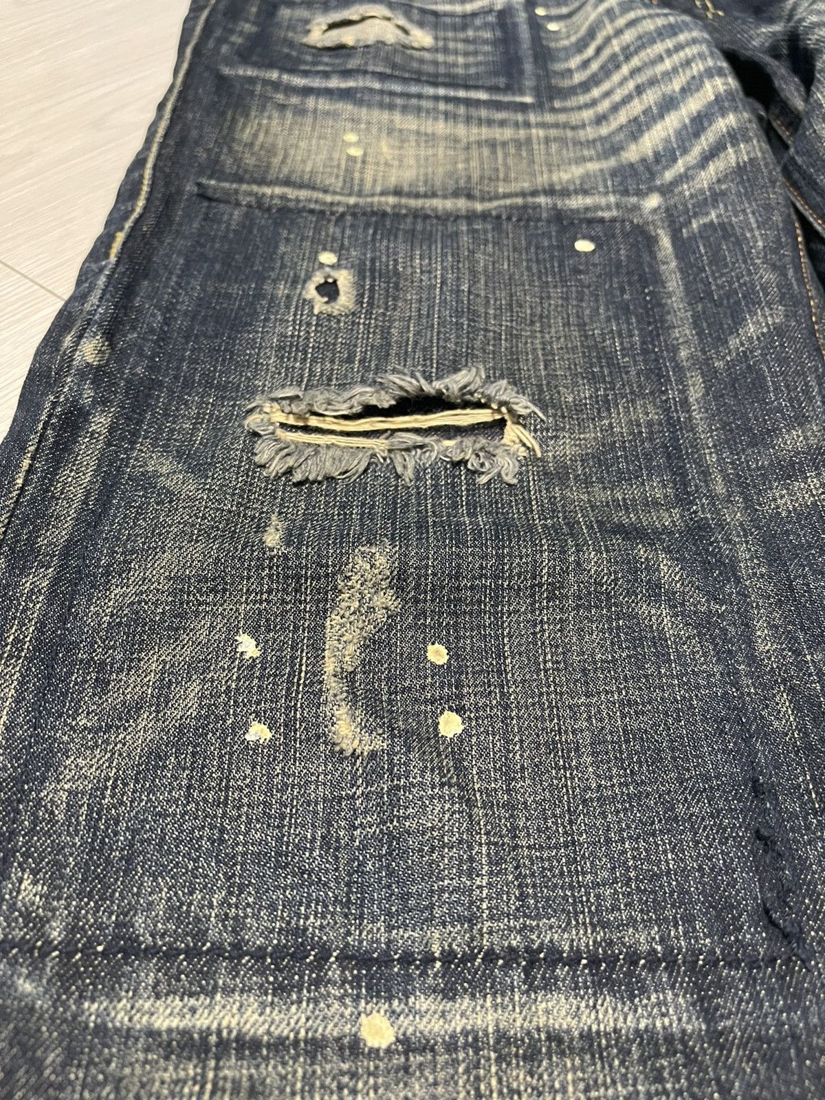 Vintage Vintage Rush Hour Distressed Jeans Patchwork Size US 32 / EU 48 - 5 Thumbnail