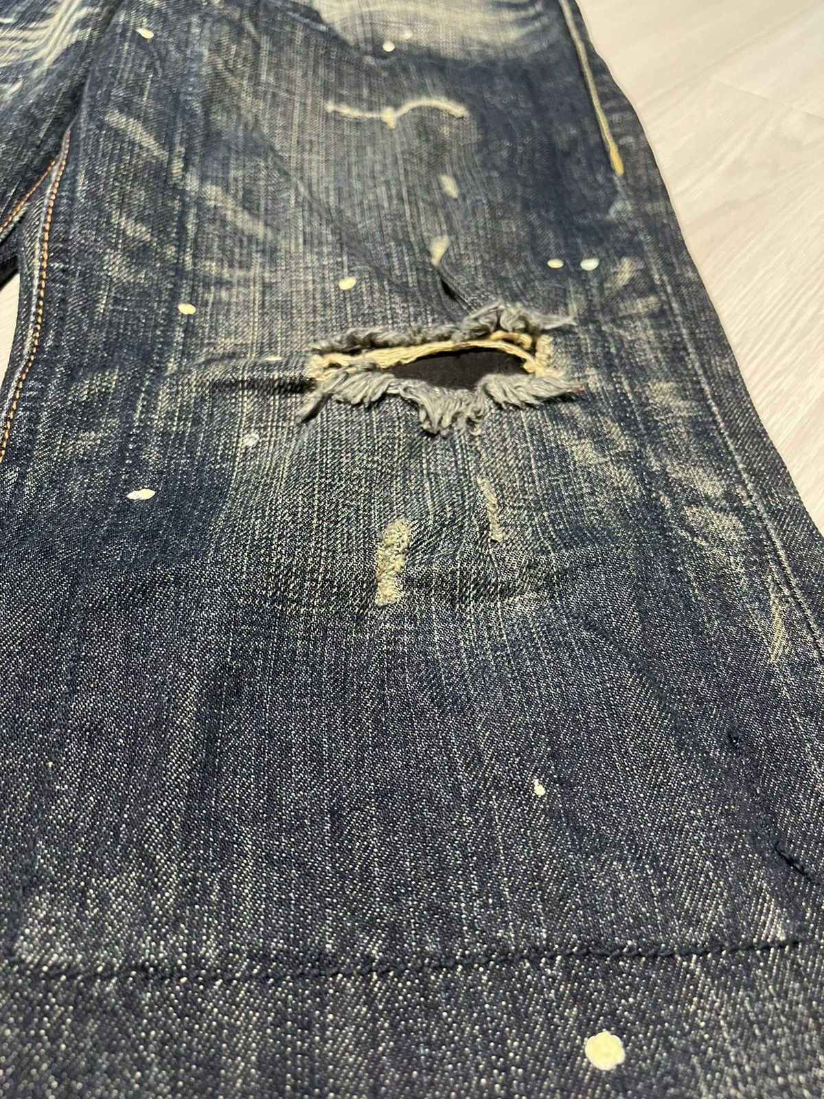 Vintage Vintage Rush Hour Distressed Jeans Patchwork Size US 32 / EU 48 - 6 Thumbnail
