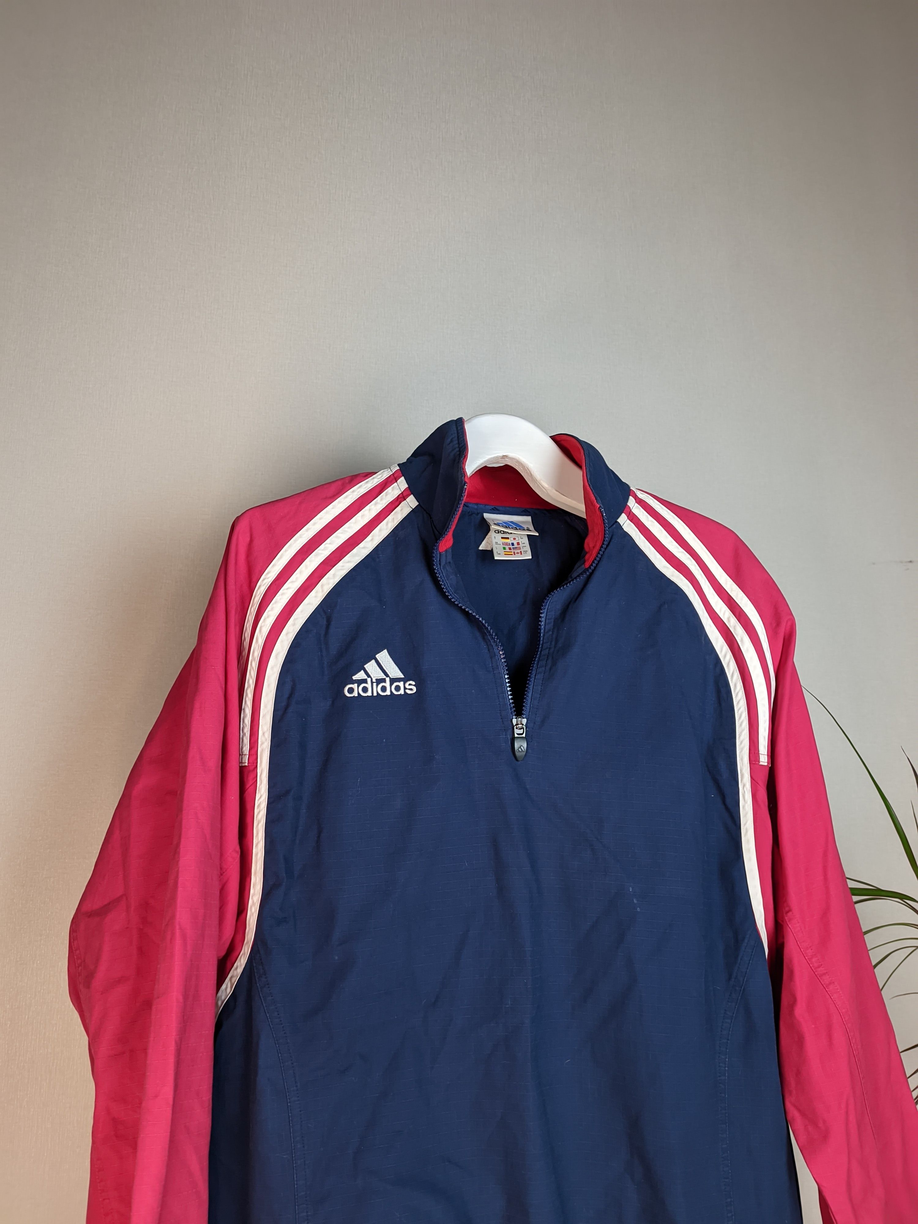 Adidas × Vintage Y2K Adidas vintage 1/4 zip jacket Size US M / EU 48-50 / 2 - 2 Thumbnail
