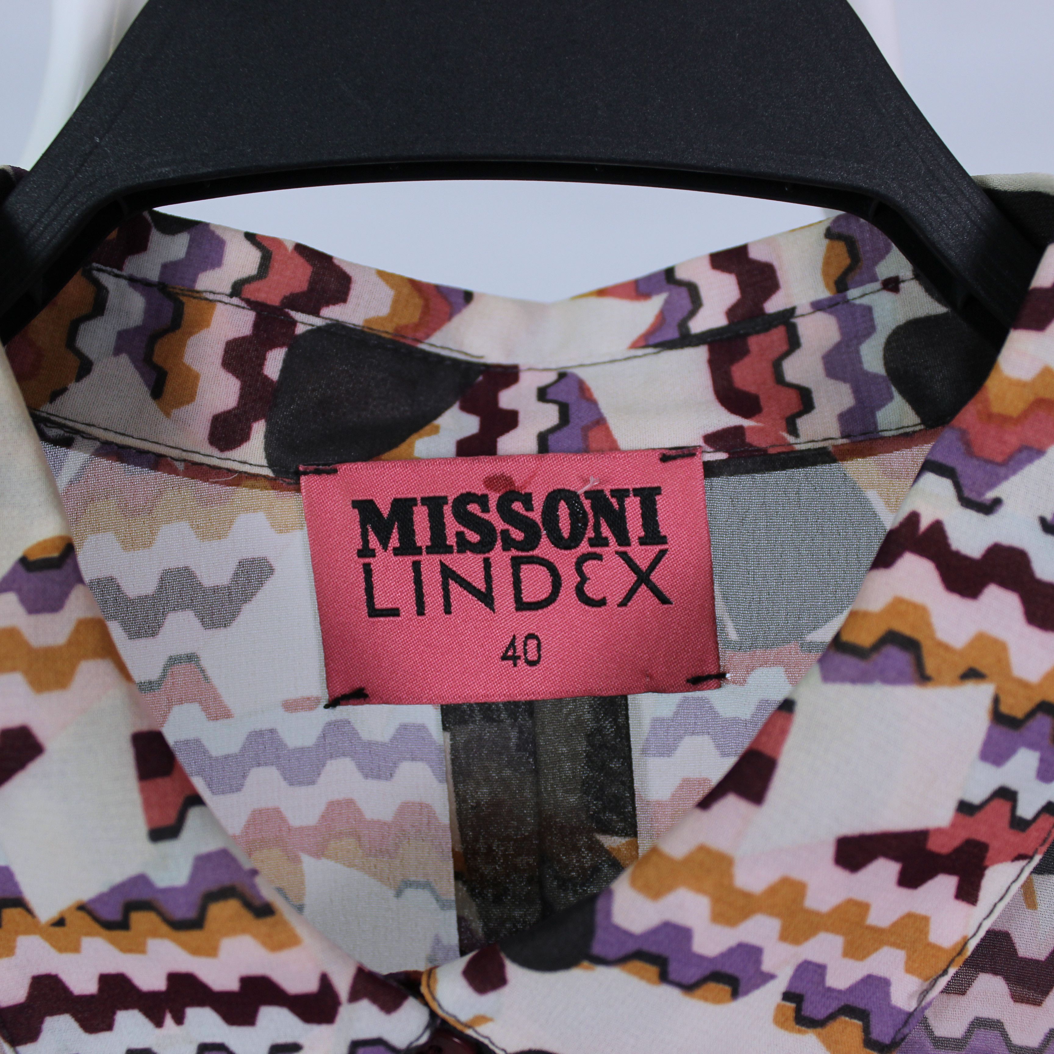 Missoni Missoni & Lindex light shirt buttons ups women rarity M L Size M / US 6-8 / IT 42-44 - 9 Thumbnail