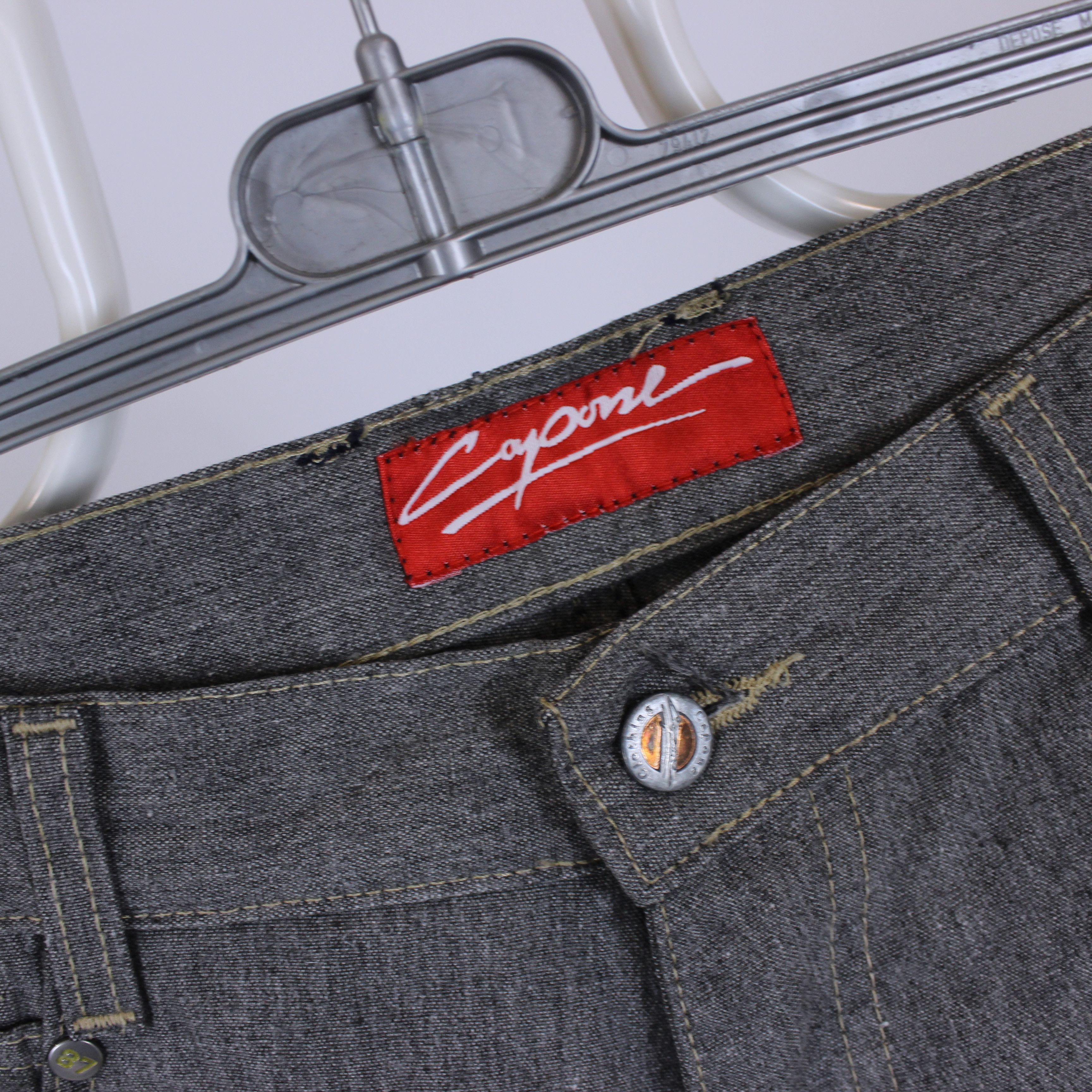 Other Vintage capone italy denim jeans Size US 32 / EU 48 - 4 Thumbnail