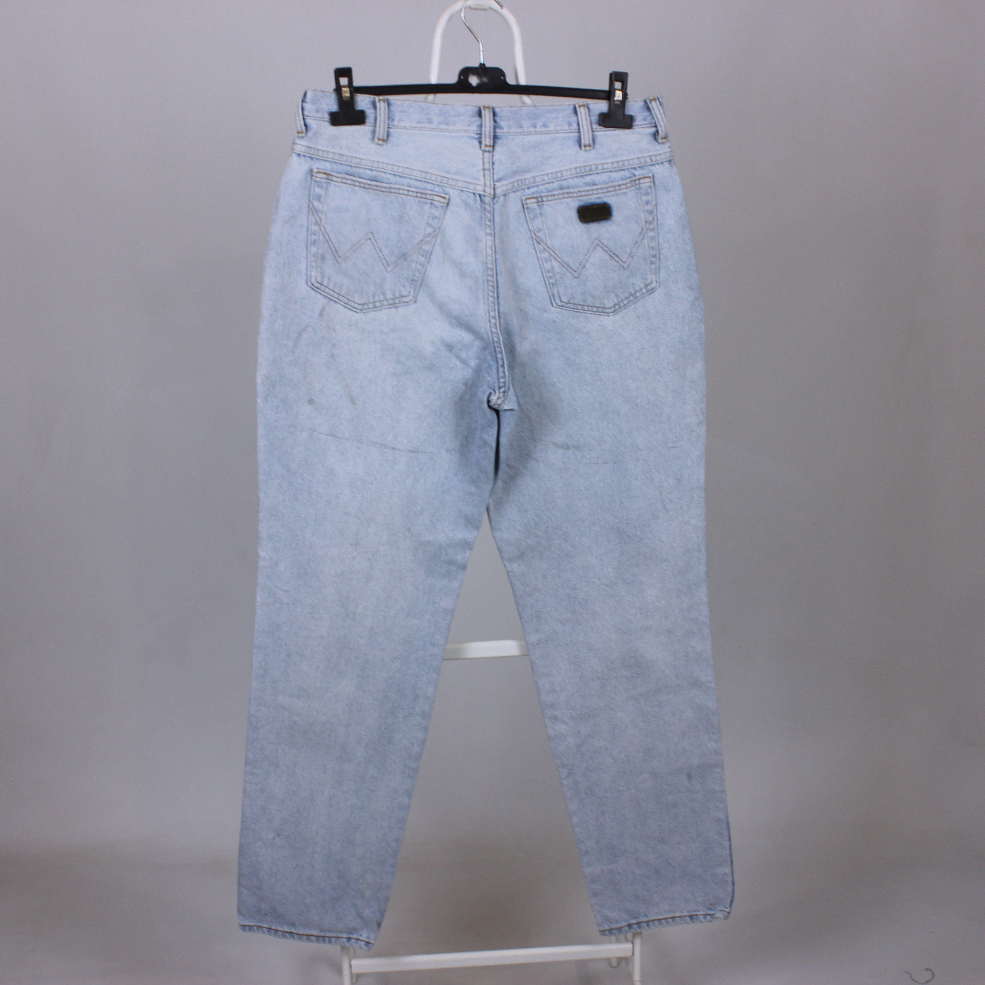 Wrangler Vintage Wrangler jeans denim white blue Size US 35 - 3 Thumbnail