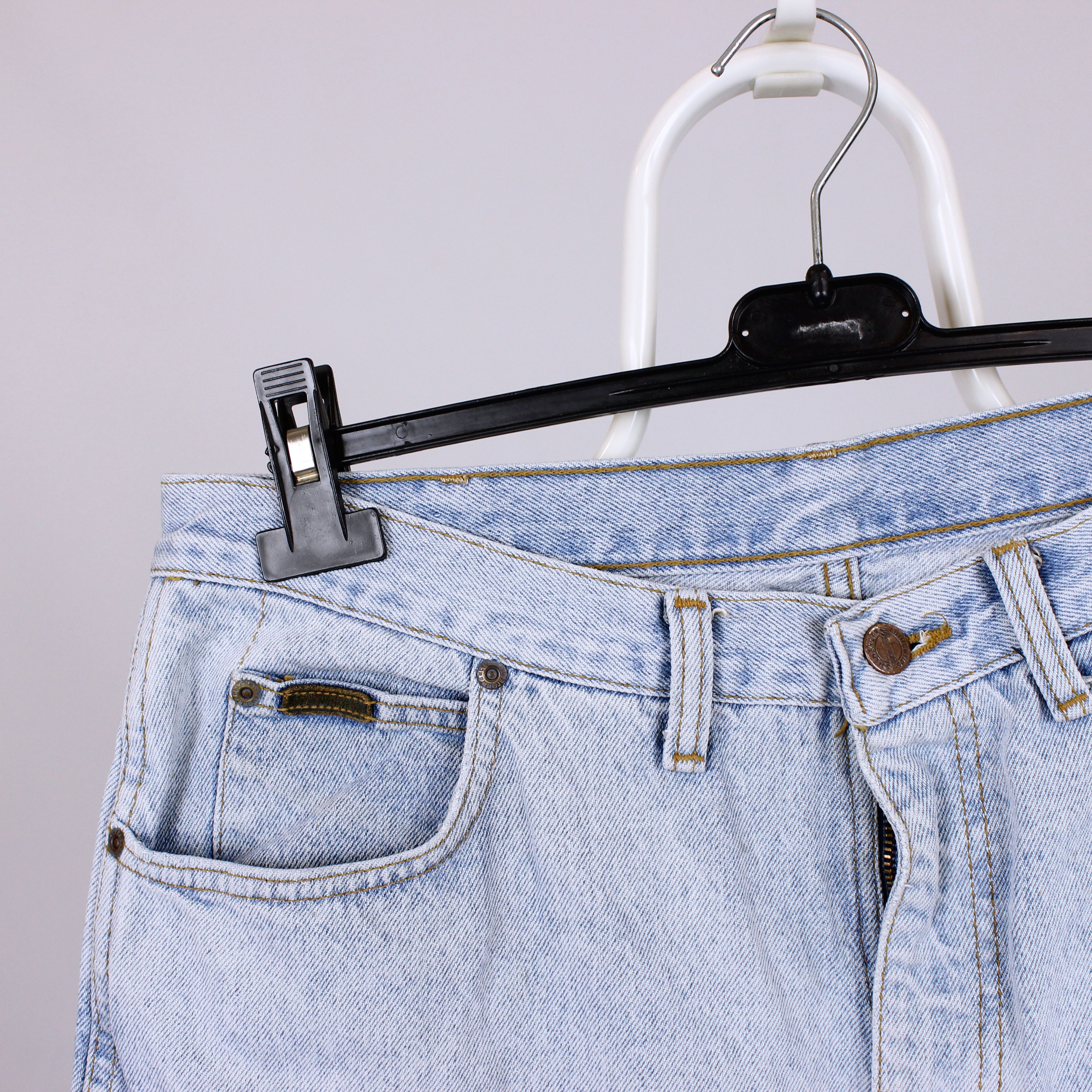 Wrangler Vintage Wrangler jeans denim white blue Size US 35 - 7 Thumbnail