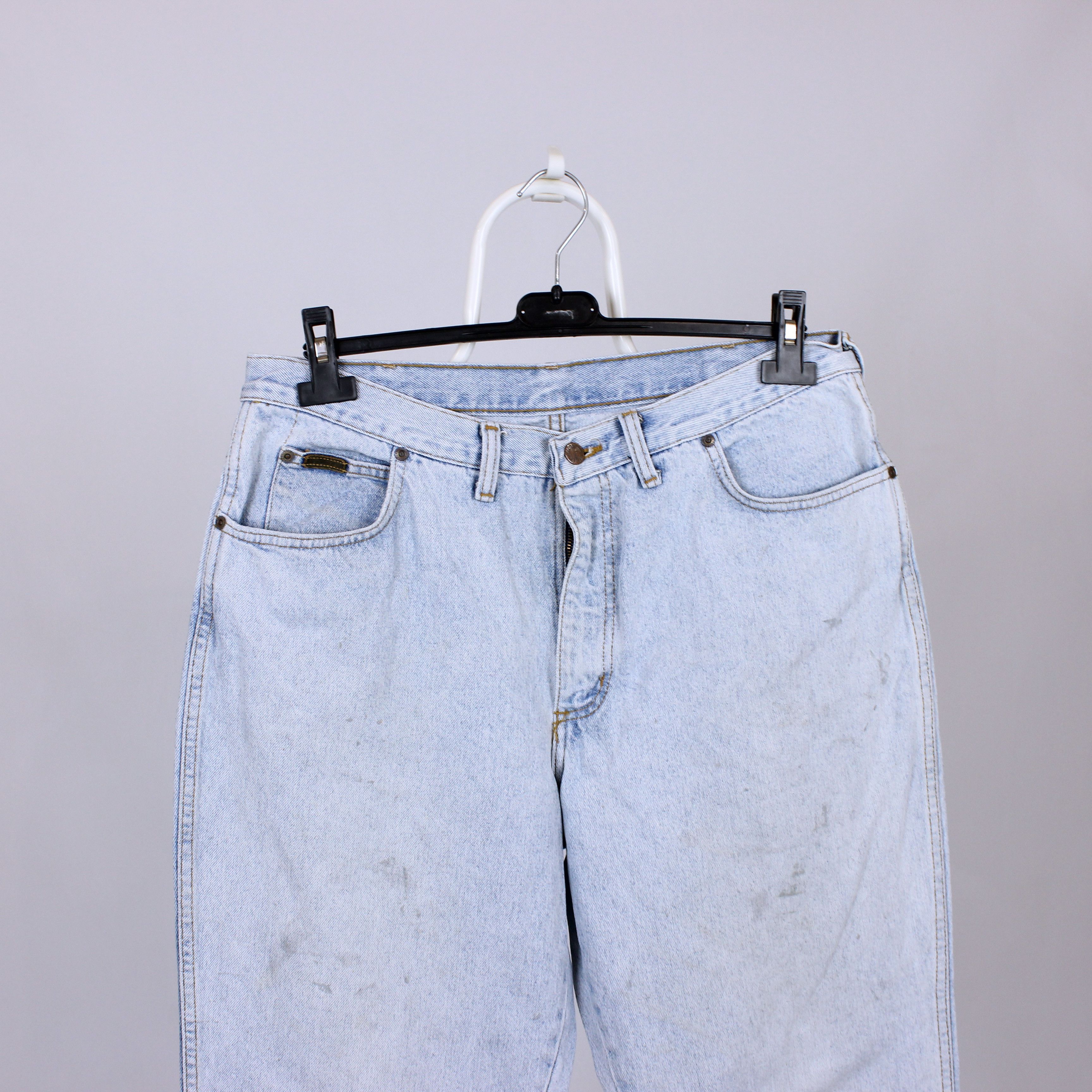 Wrangler Vintage Wrangler jeans denim white blue Size US 35 - 6 Thumbnail