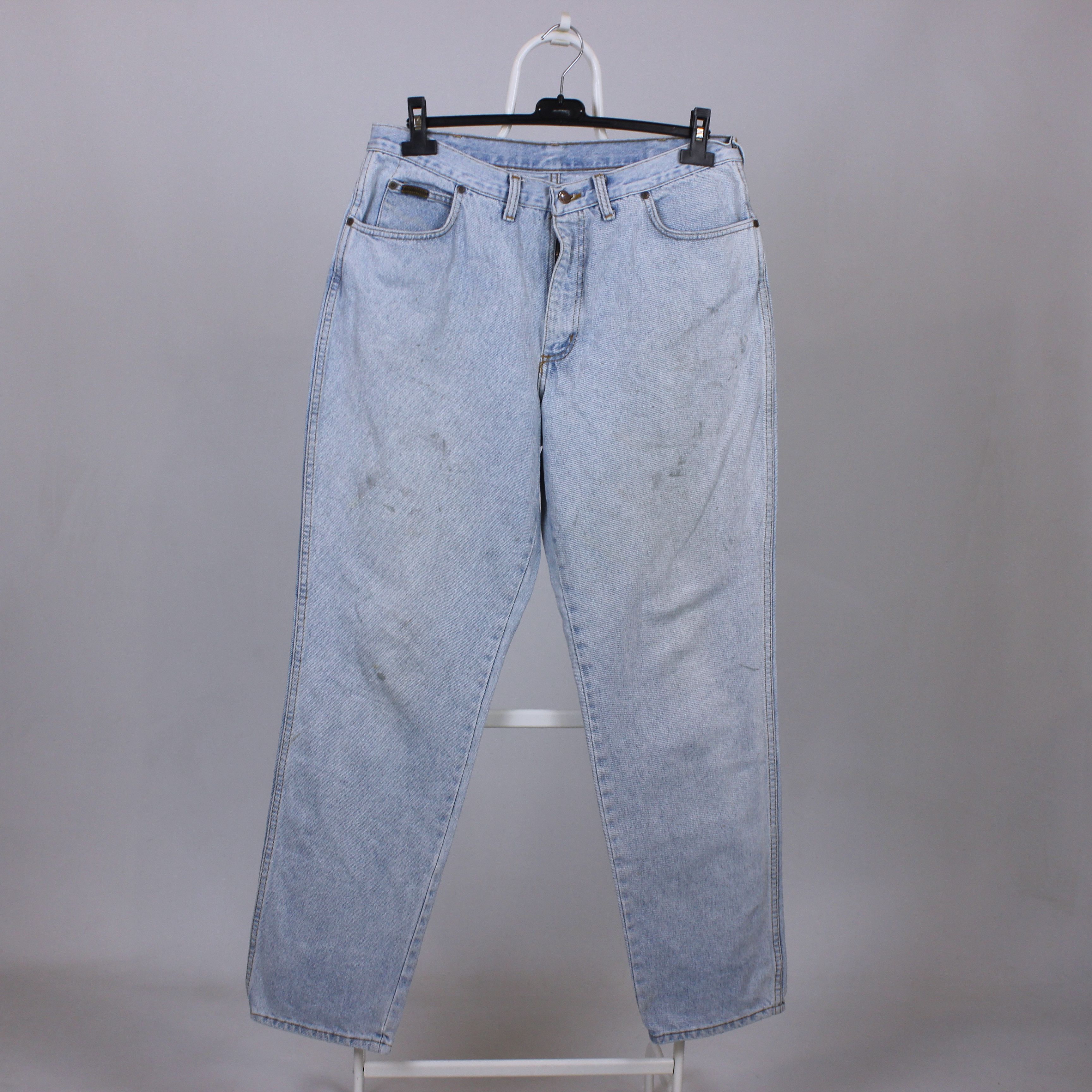 Wrangler Vintage Wrangler jeans denim white blue Size US 35 - 5 Thumbnail