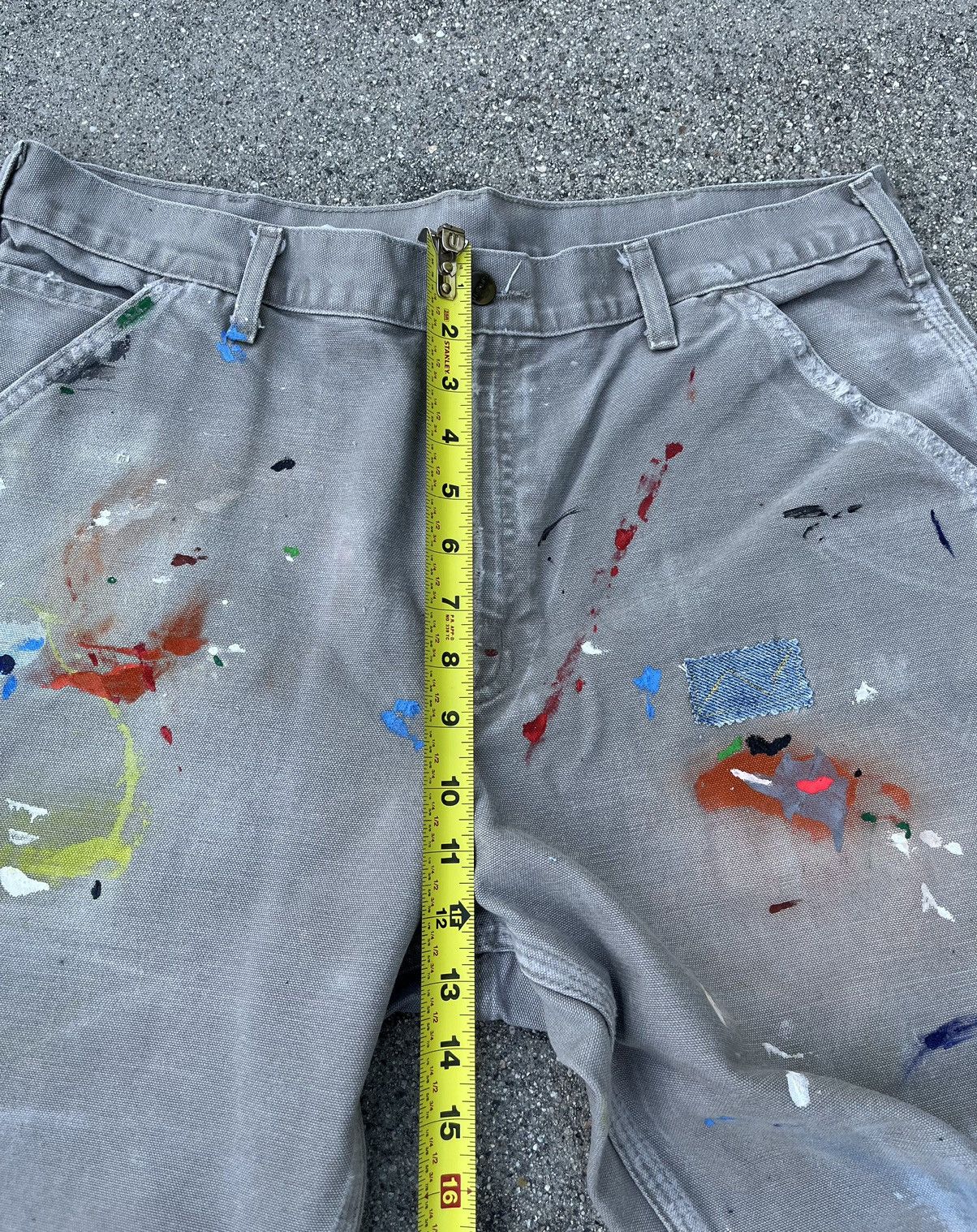 Carhartt Carhartt B11 Thrashed Distressed Work Dungaree Pants Painter Size US 36 / EU 52 - 8 Thumbnail