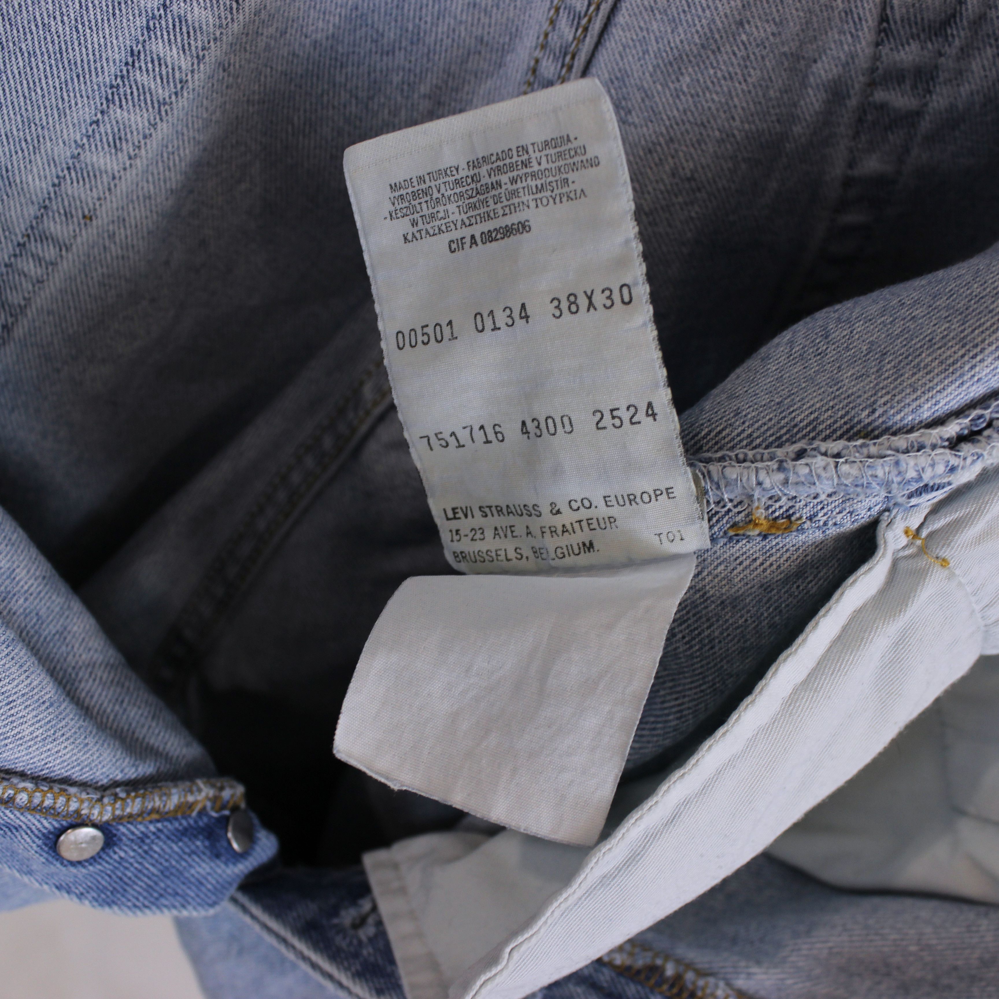 Levi's Vintage denim short rare 501 Size US 38 / EU 54 - 9 Thumbnail