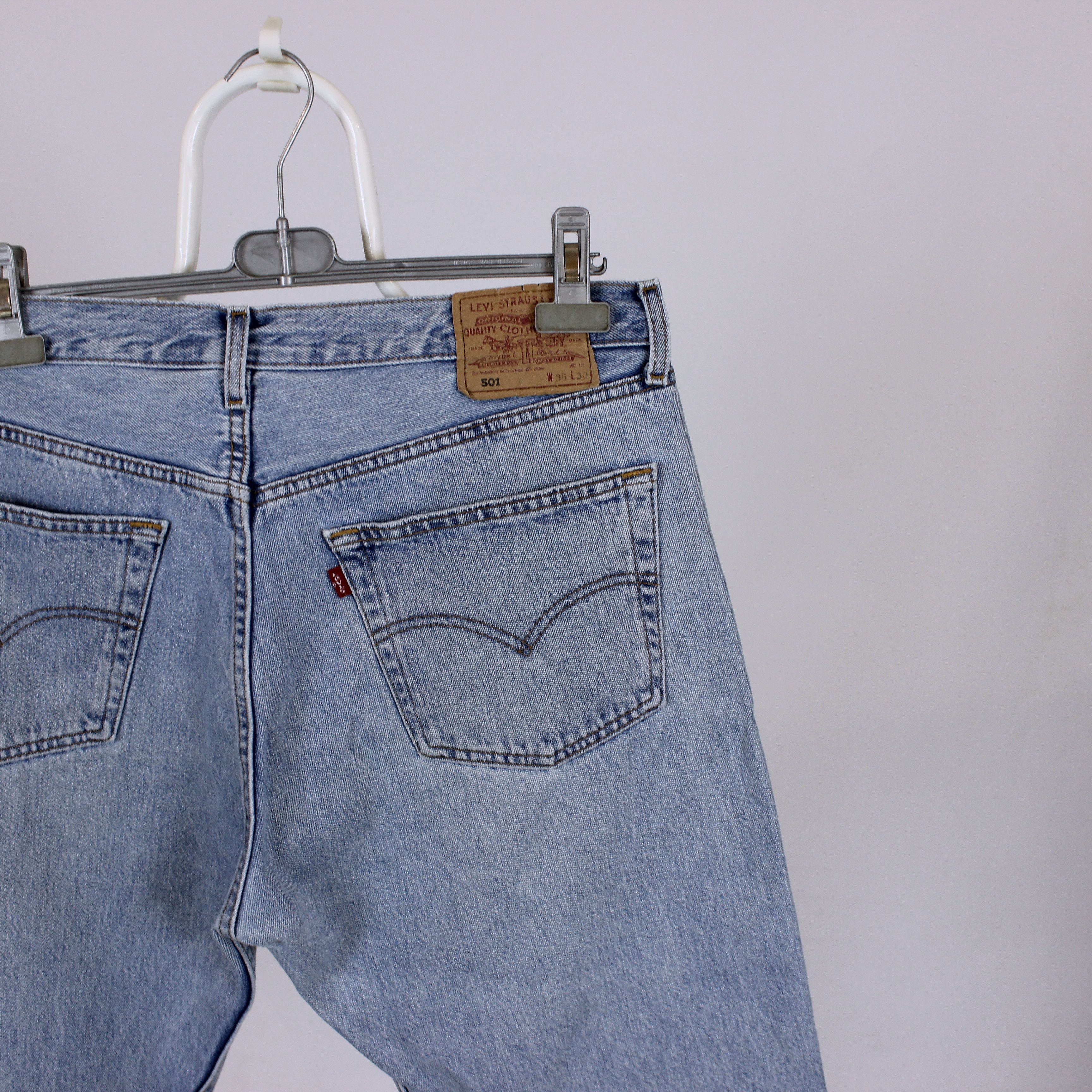 Levi's Vintage denim short rare 501 Size US 38 / EU 54 - 1 Thumbnail