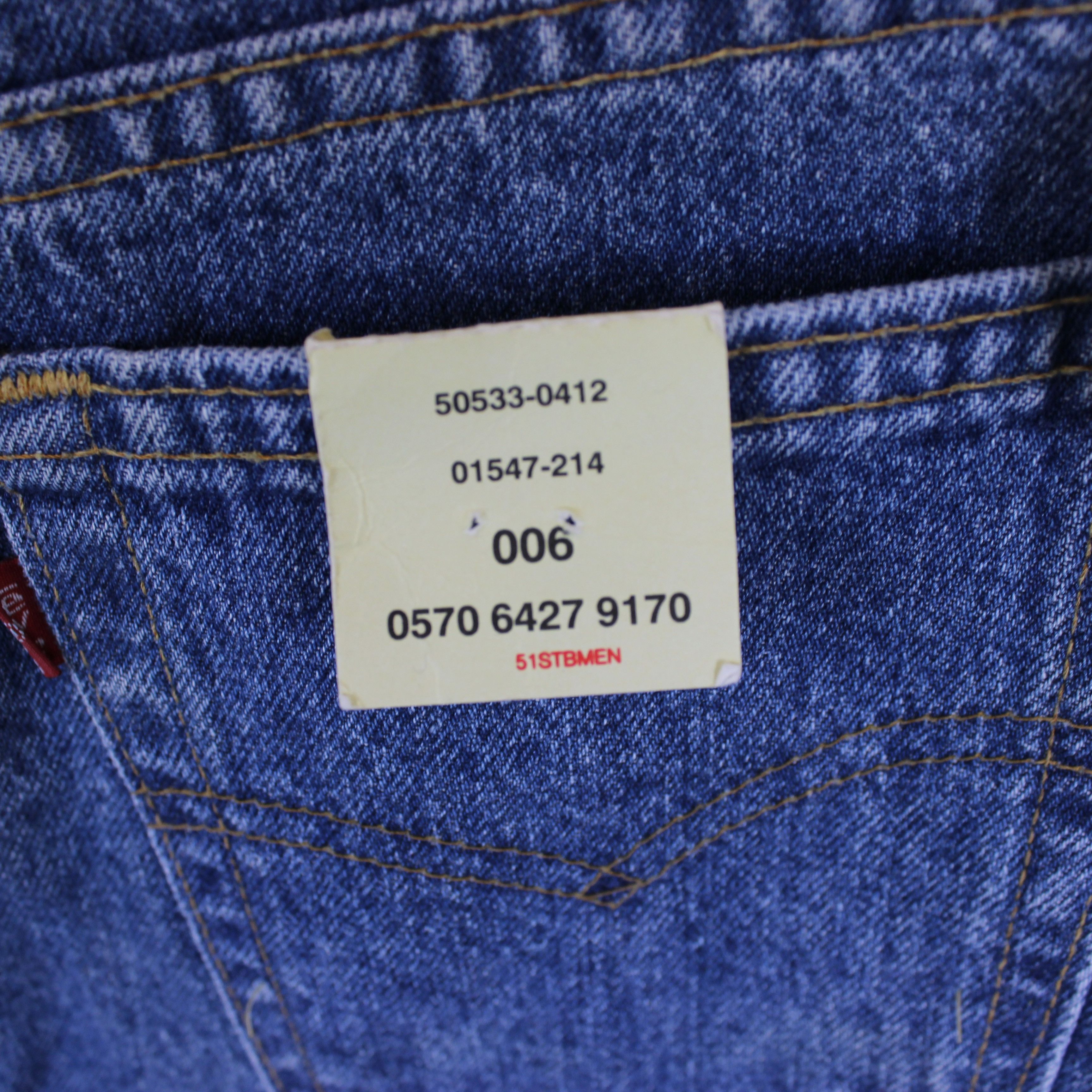 Levi's Vintage levis denim jeans 533 31 34 leather patch Size US 31 - 4 Thumbnail