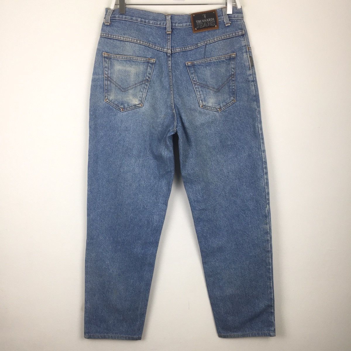 🔥M23 vintage trussardi jeans tapered baggy jeans
