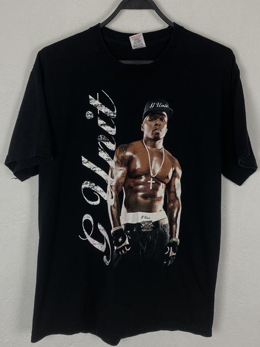 Vintage 00s Vintage 50 Cent 2005 G-Unit The Massacre Album T-Shirt