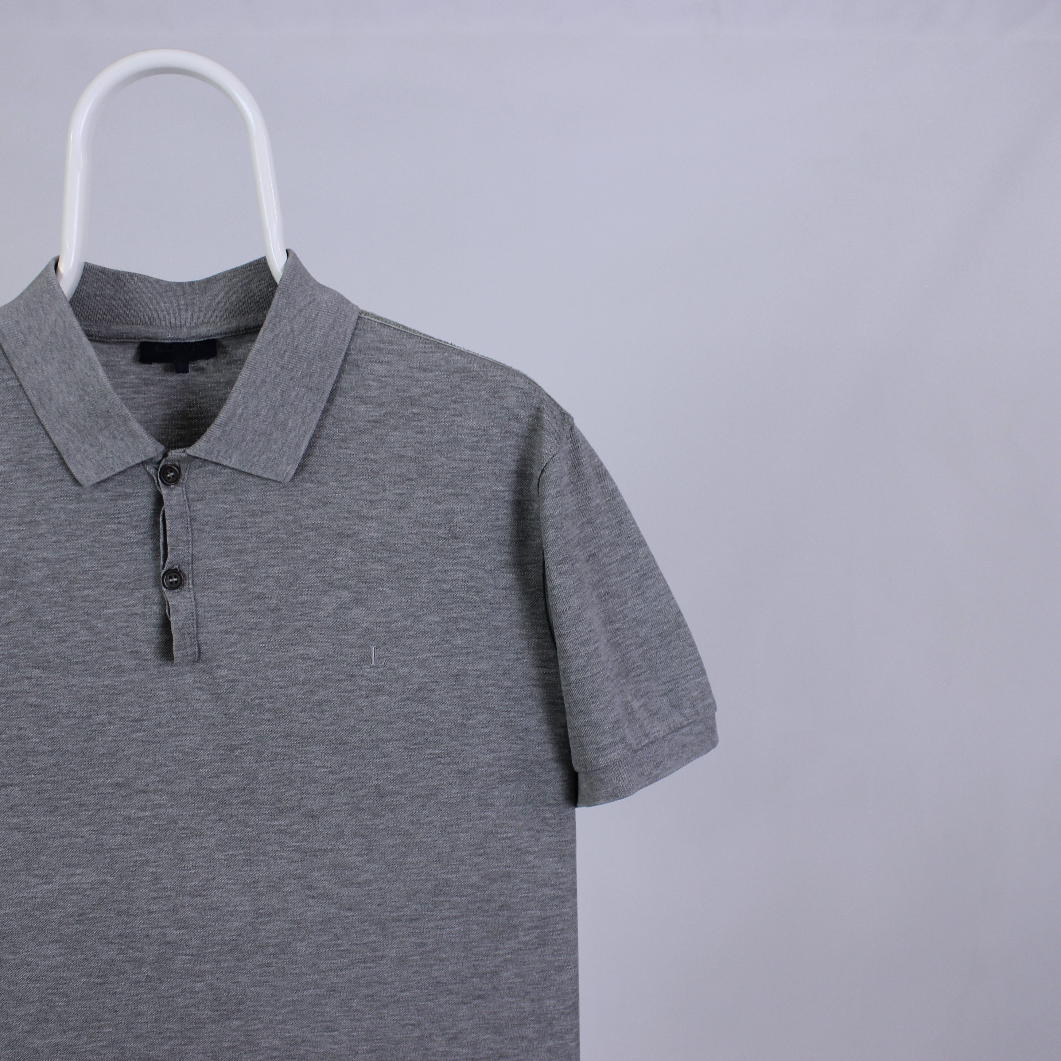 Lanvin Lanvin vintage polo shirt gray rarity Size US M / EU 48-50 / 2 - 2 Thumbnail