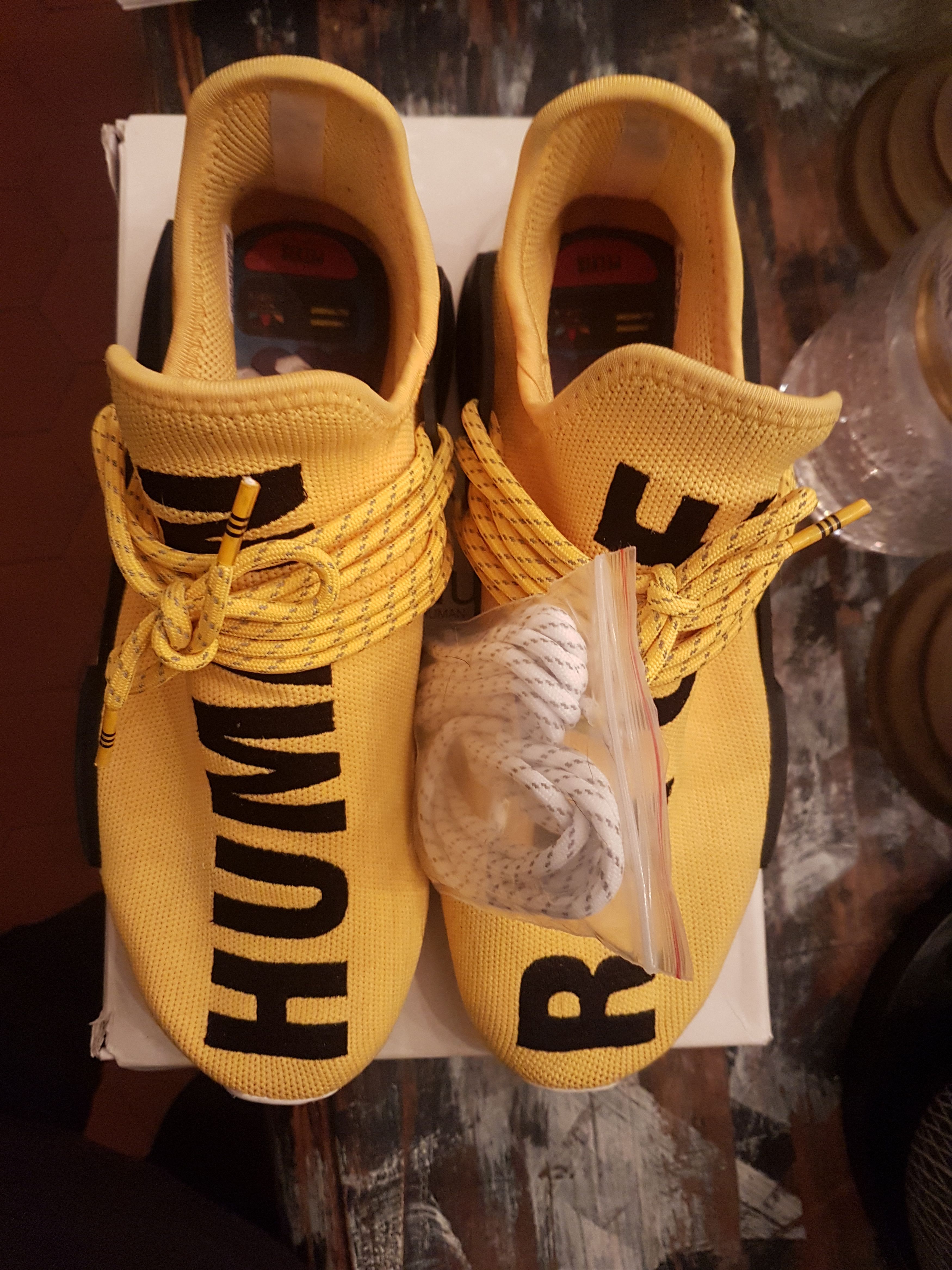 Adidas Human race nmd yellow Size US 7.5 / EU 40-41 - 3 Thumbnail